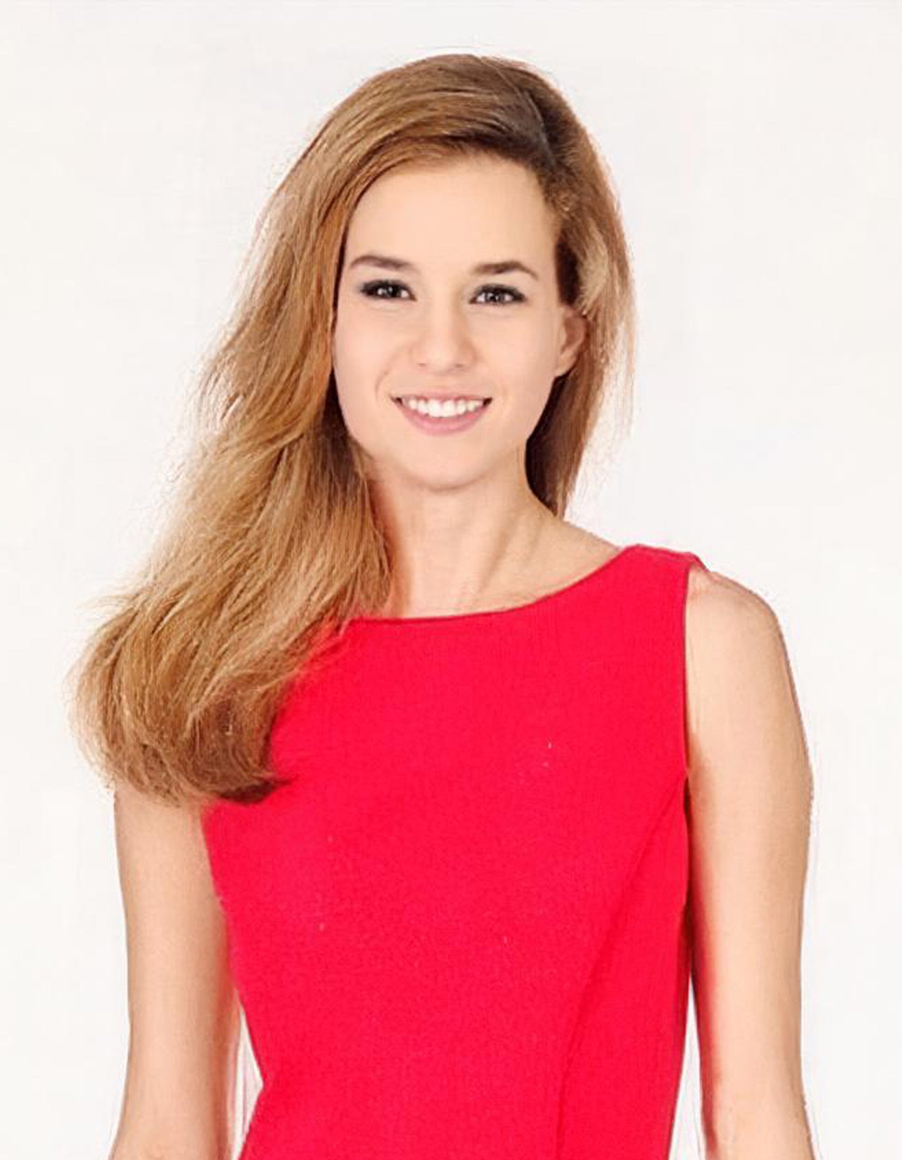 Hot Red Sleeveless Sheath Dress 4