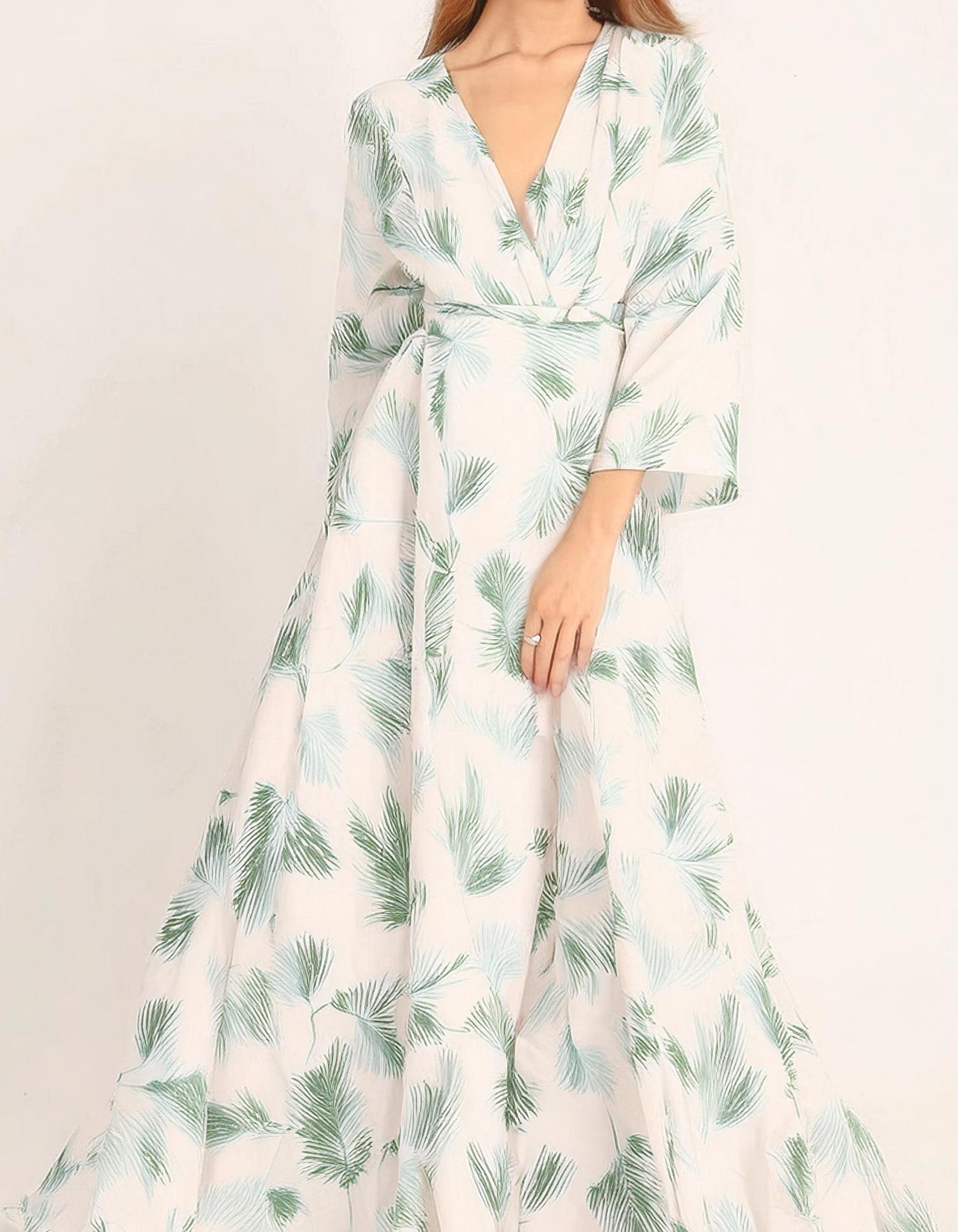 Ivory Blossom Maxi Dress 2