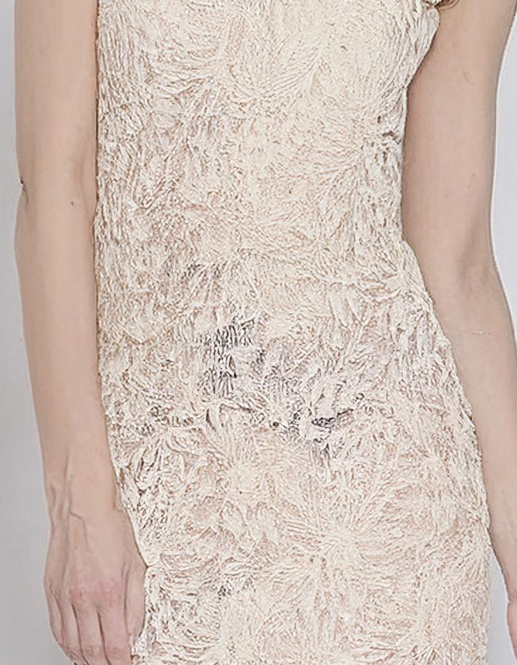 Ivory Lace Sheath Dress 3