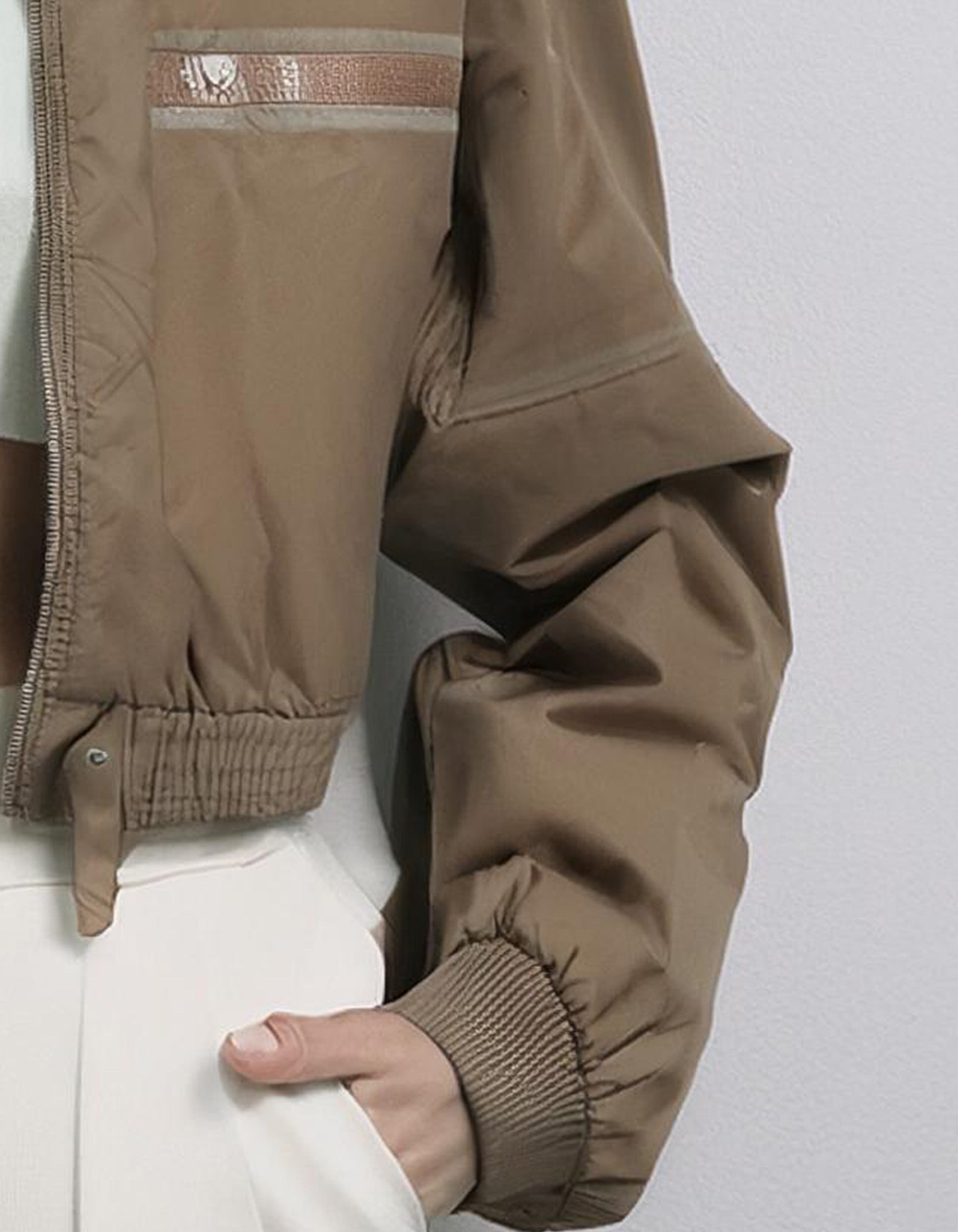 Khaki Cargo Bomber Jacket 3
