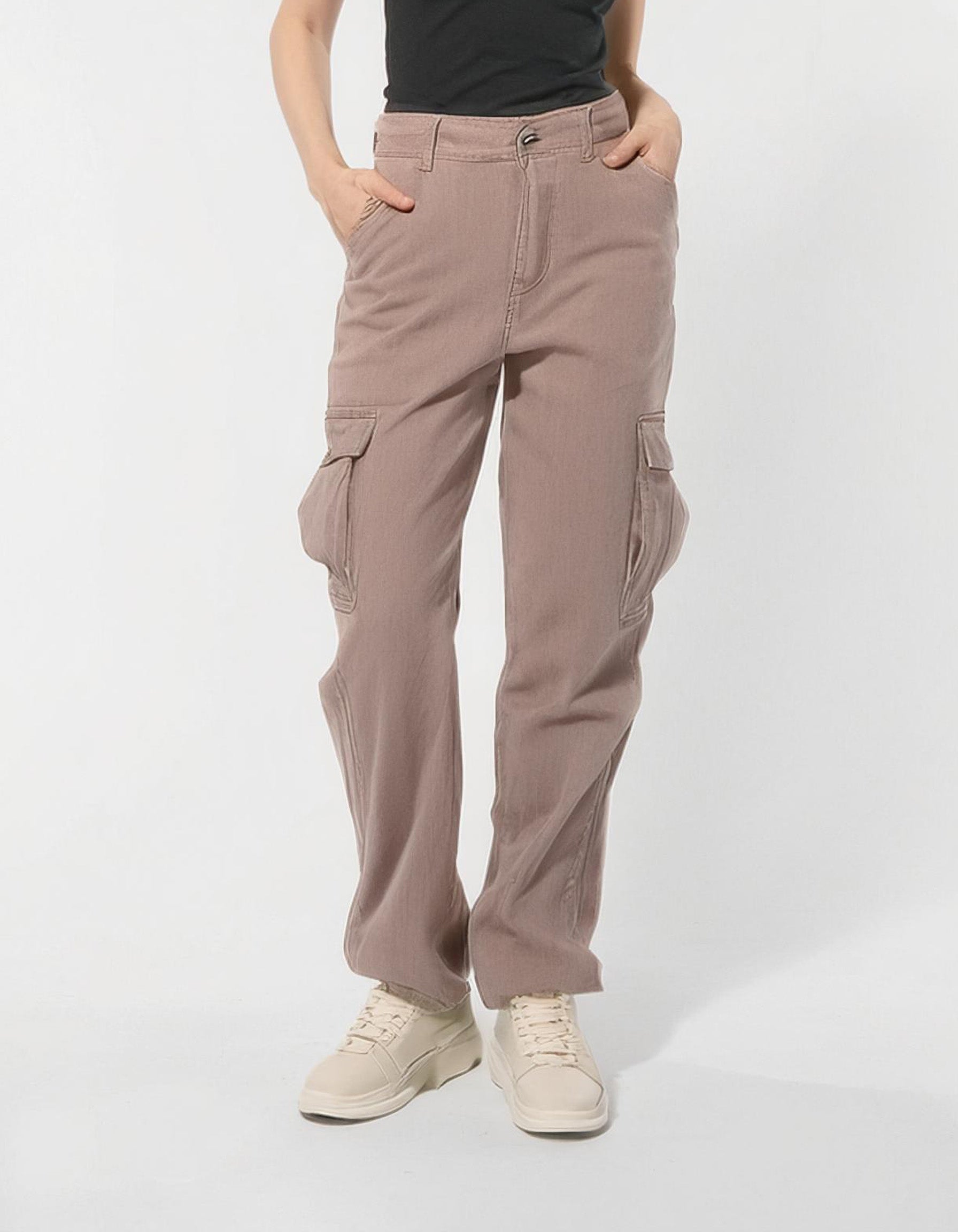 Khaki Cargo Pants 2