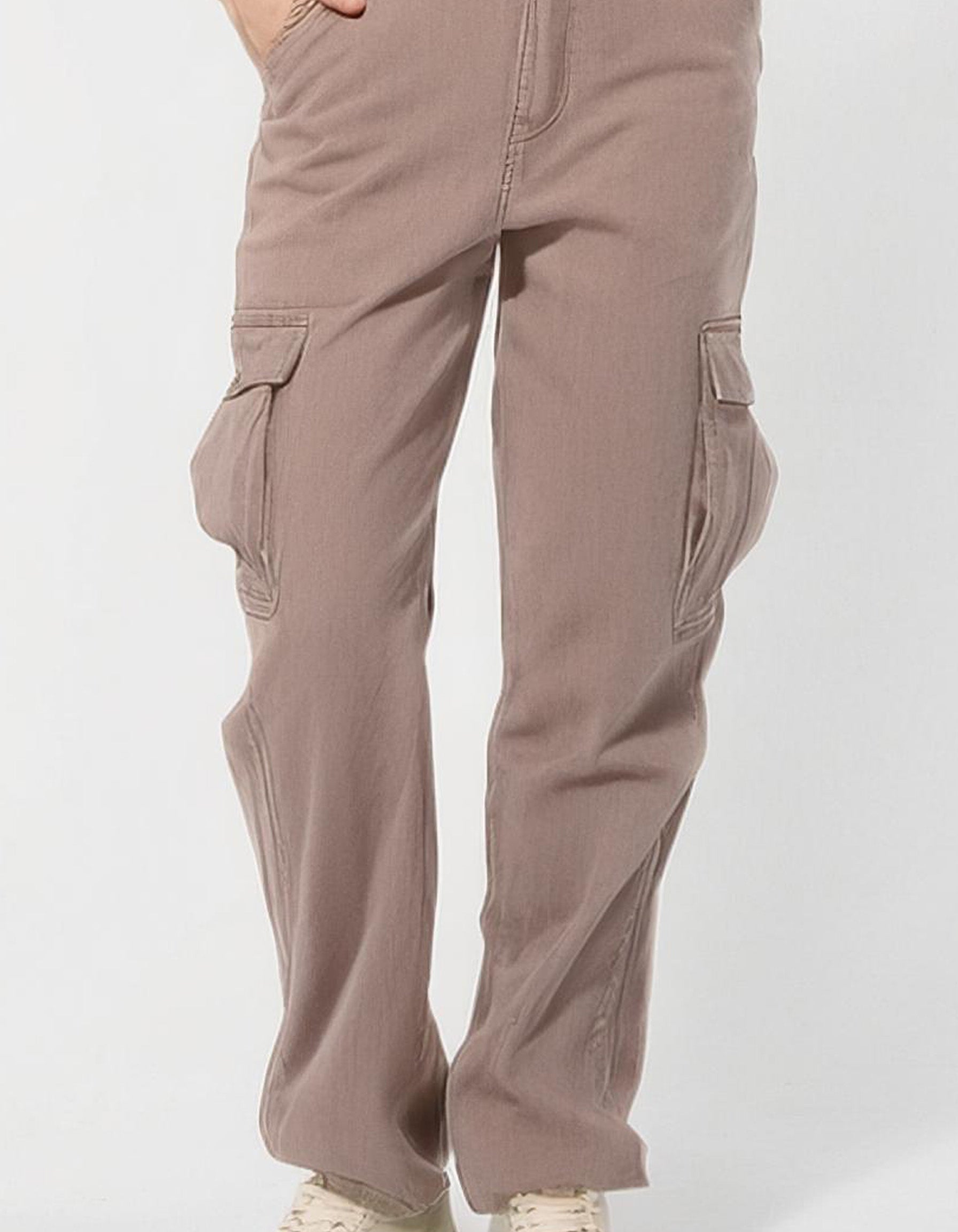 Khaki Cargo Pants 3
