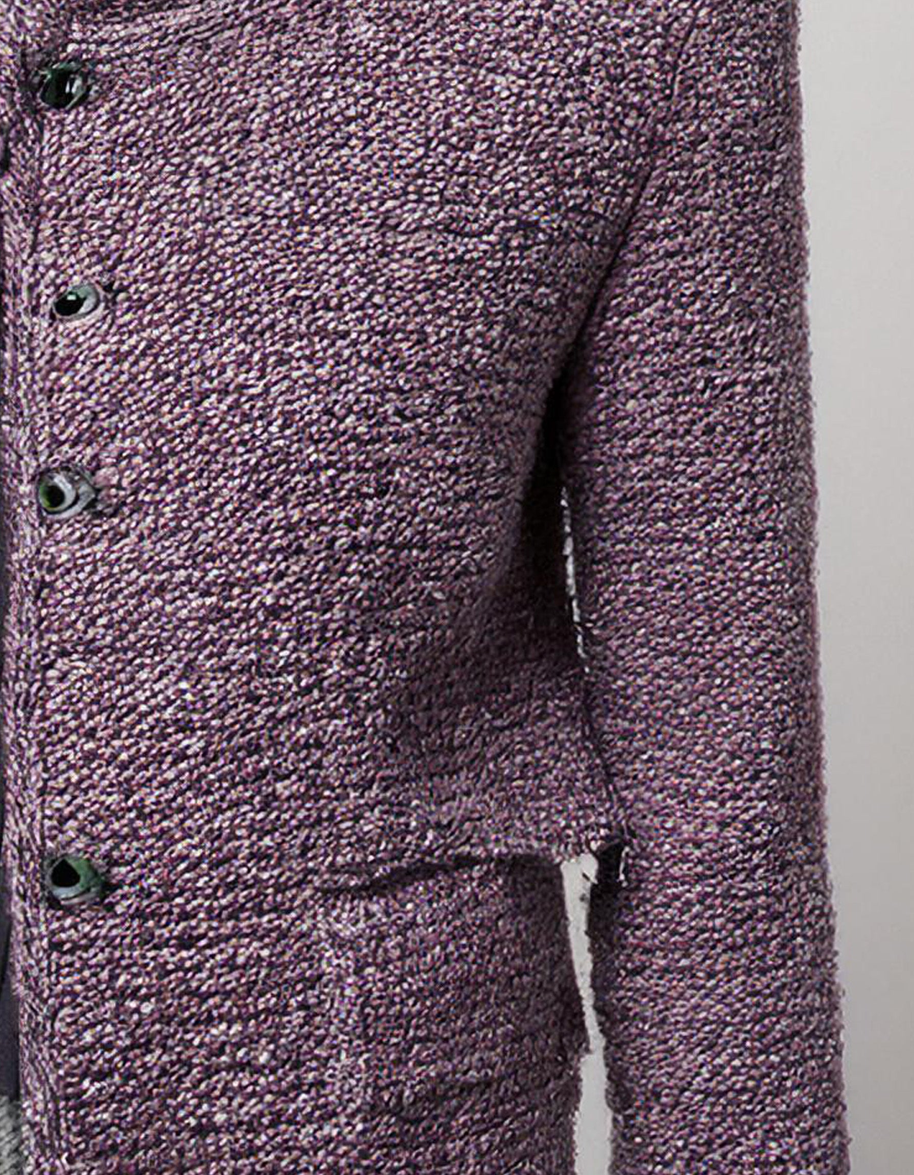 Lavender Button-Up Cardigan 3