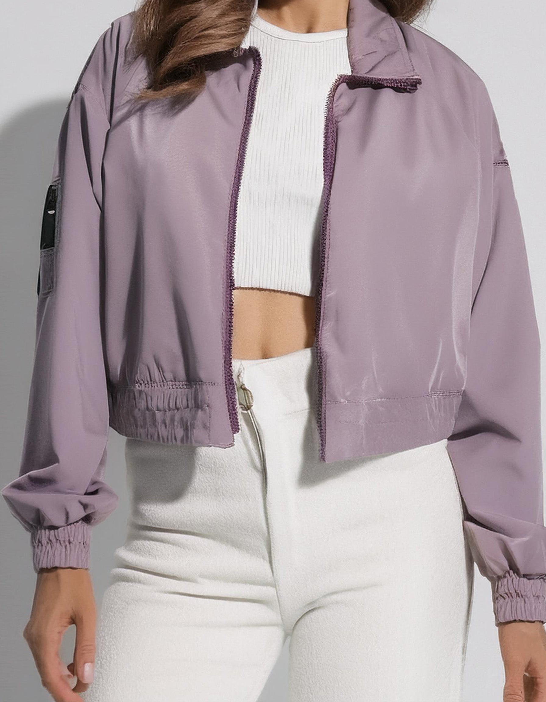 Lavender Dream Bomber Jacket 2
