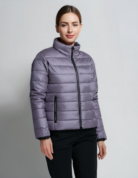 Lavender Lightweight Puffer Jacket