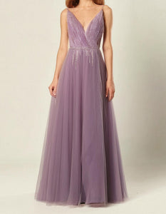 Lavender Mist Evening Gown