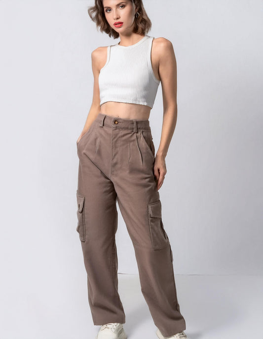 Light Brown Cargo Pants