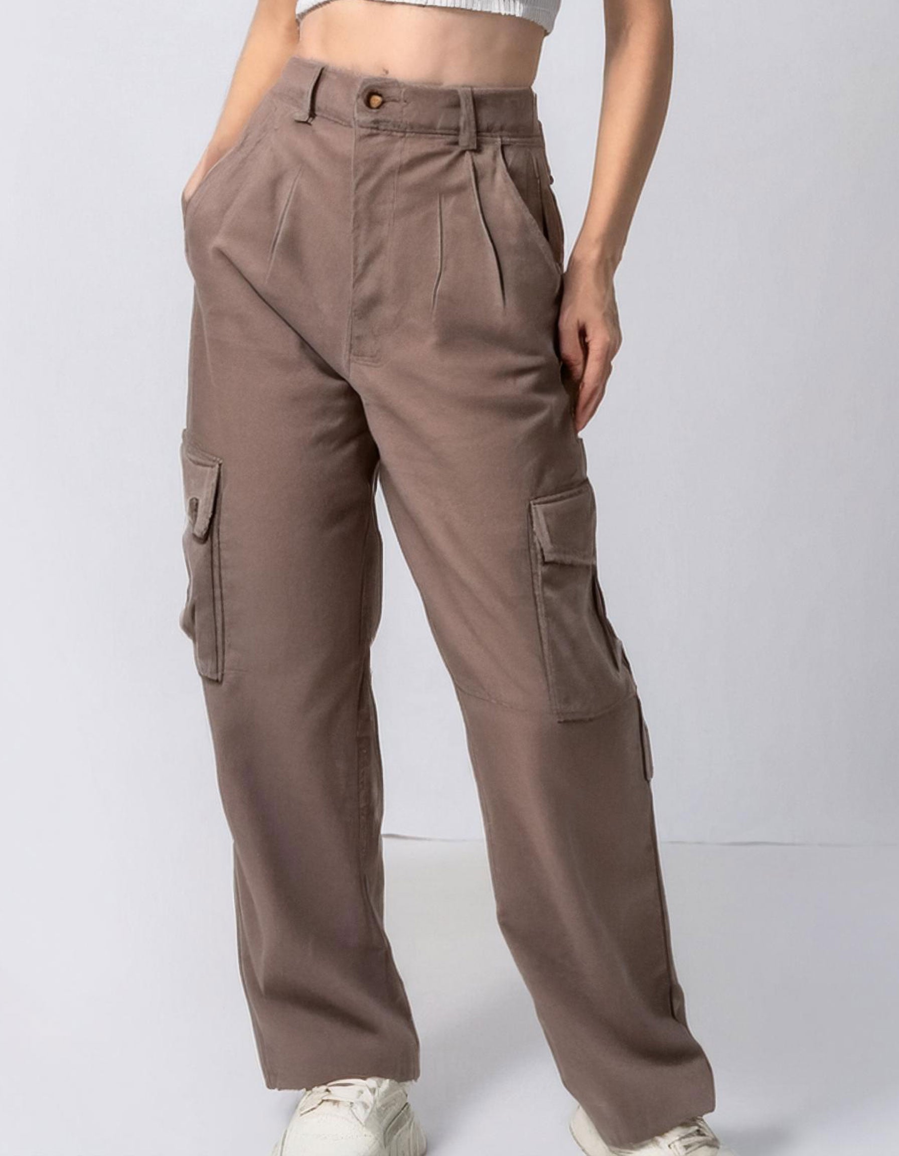 Light Brown Cargo Pants 2