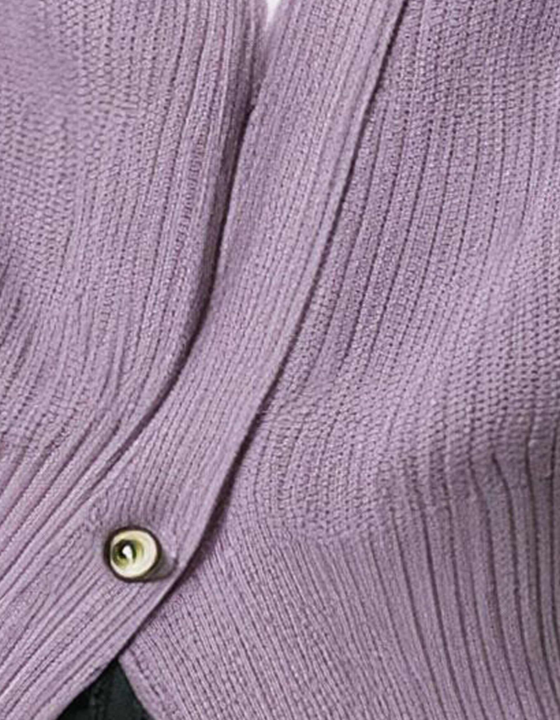 Lilac Fuzzy Cardigan 4