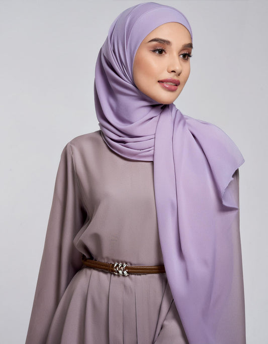 Lilac Purple Matte Hijab