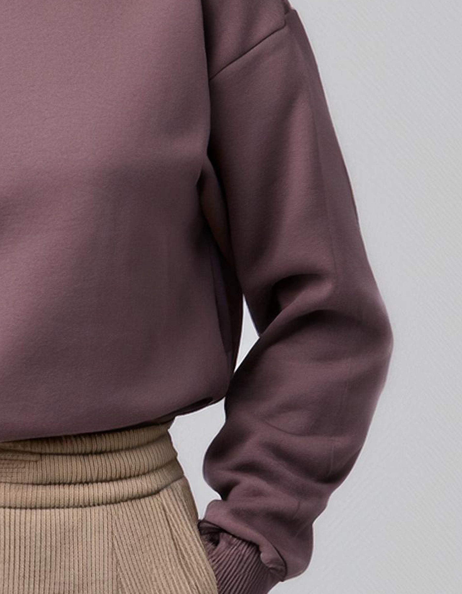 Lilac Ribbed Knit Turtleneck Sweater 3