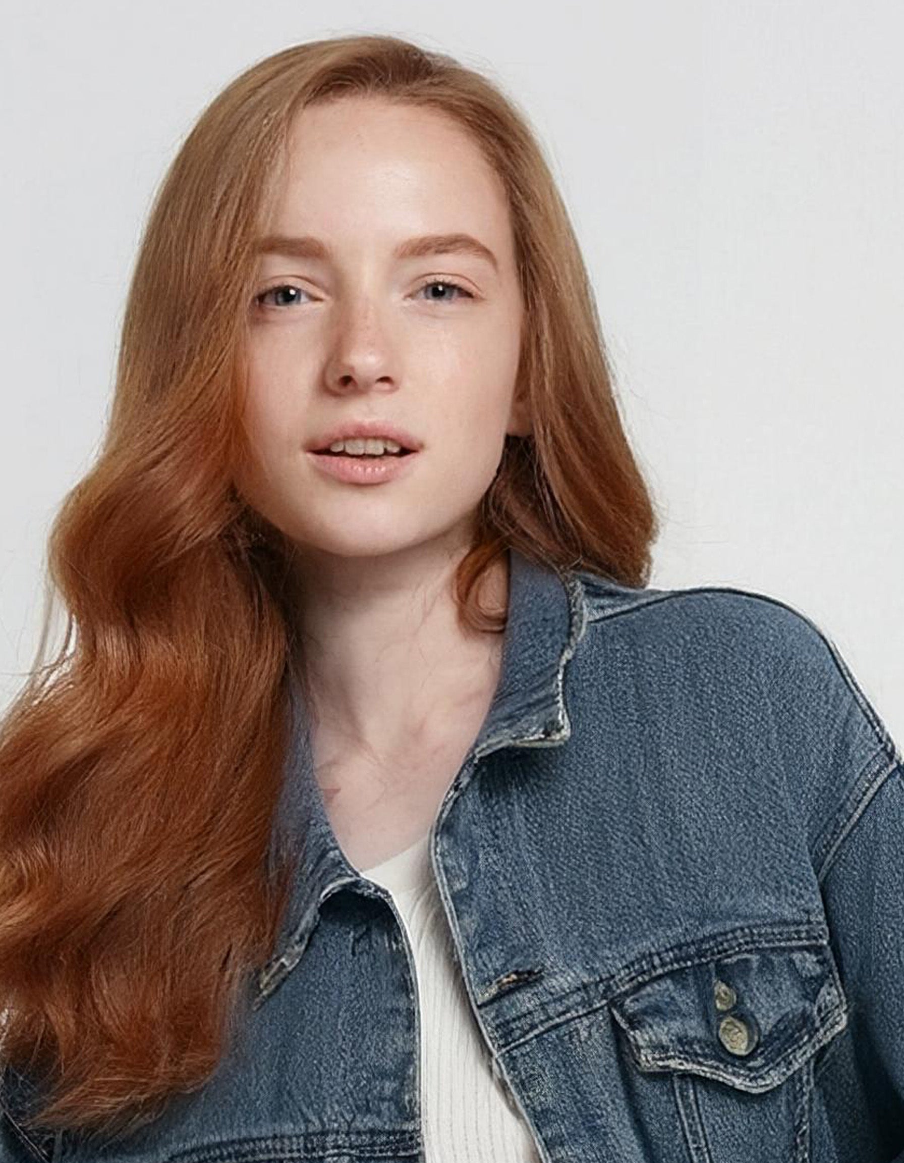 Medium Wash Oversized Denim Jacket 4