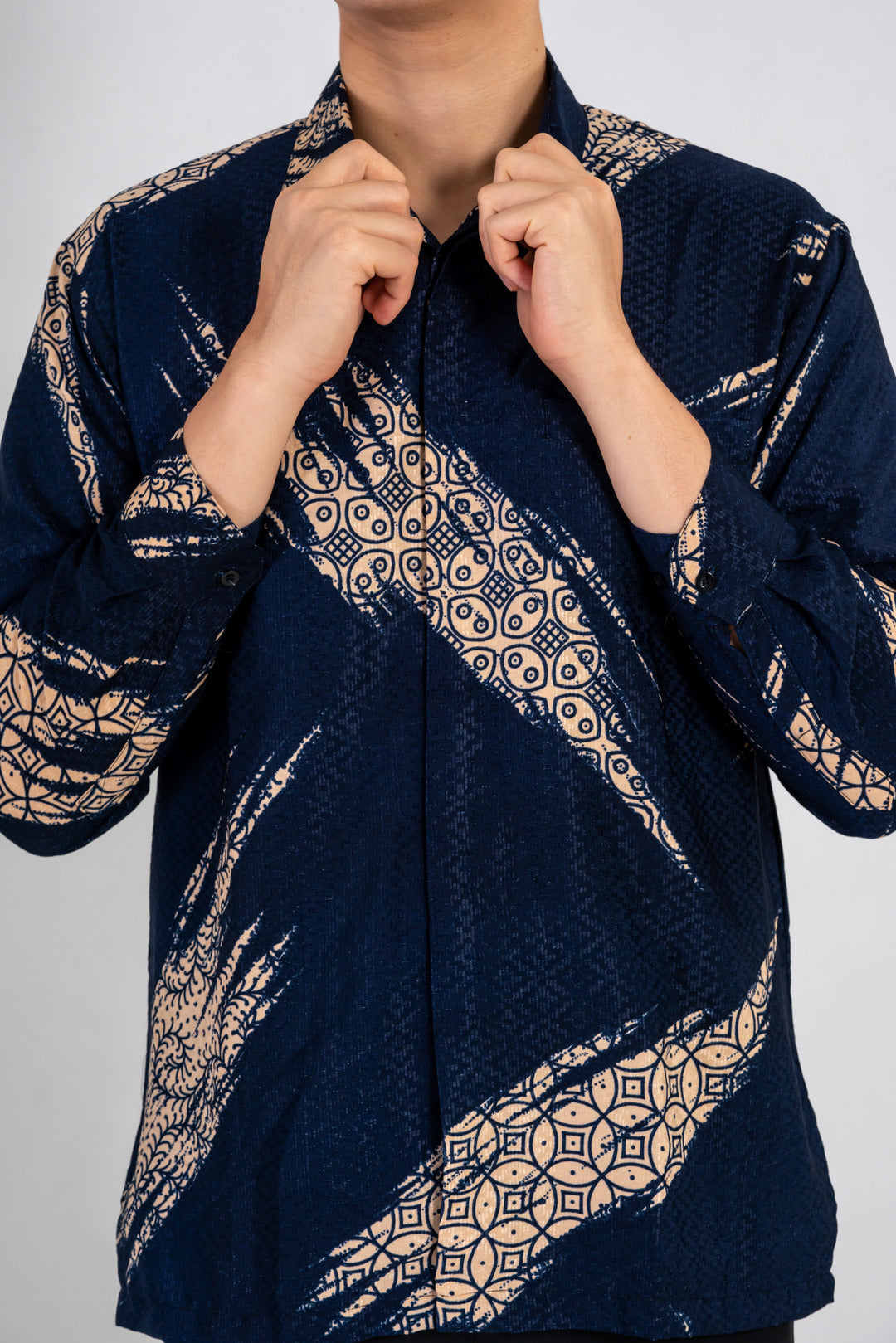 Men's Batik Shirt - Horizon | Long Sleeves 4