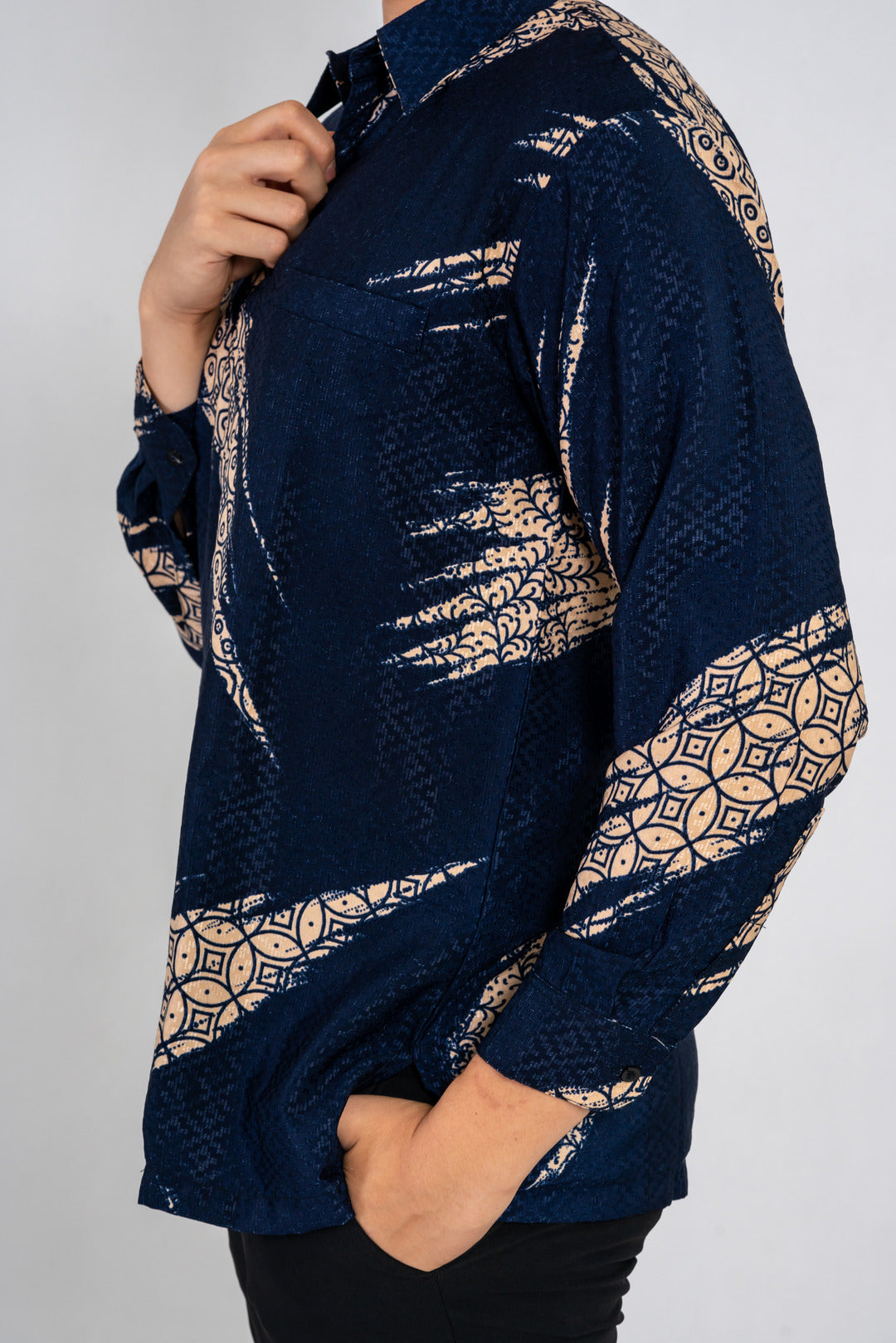 Men's Batik Shirt - Horizon | Long Sleeves 5