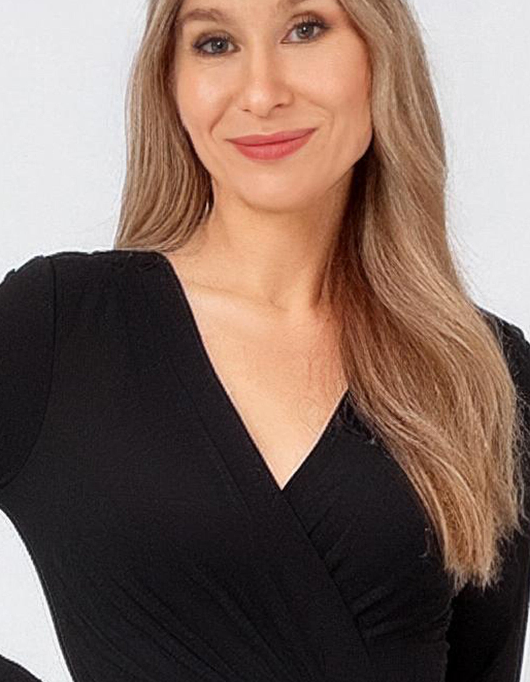 Midnight Allure Wrap Dress 4