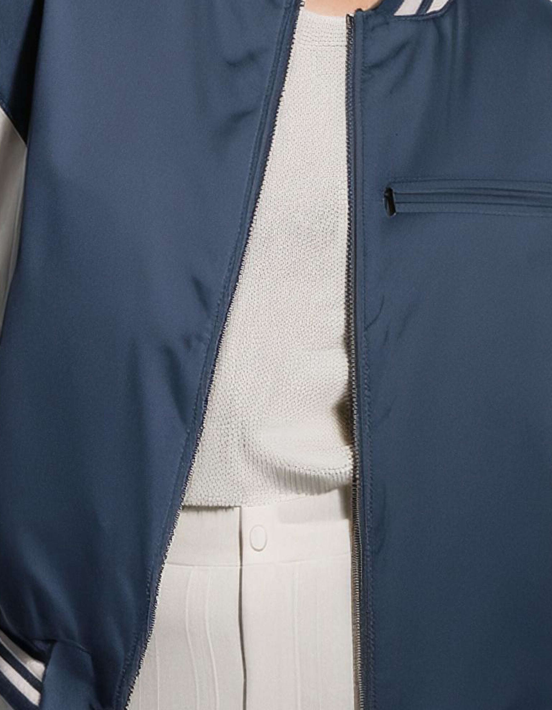 Midnight Blue Bomber Jacket 3