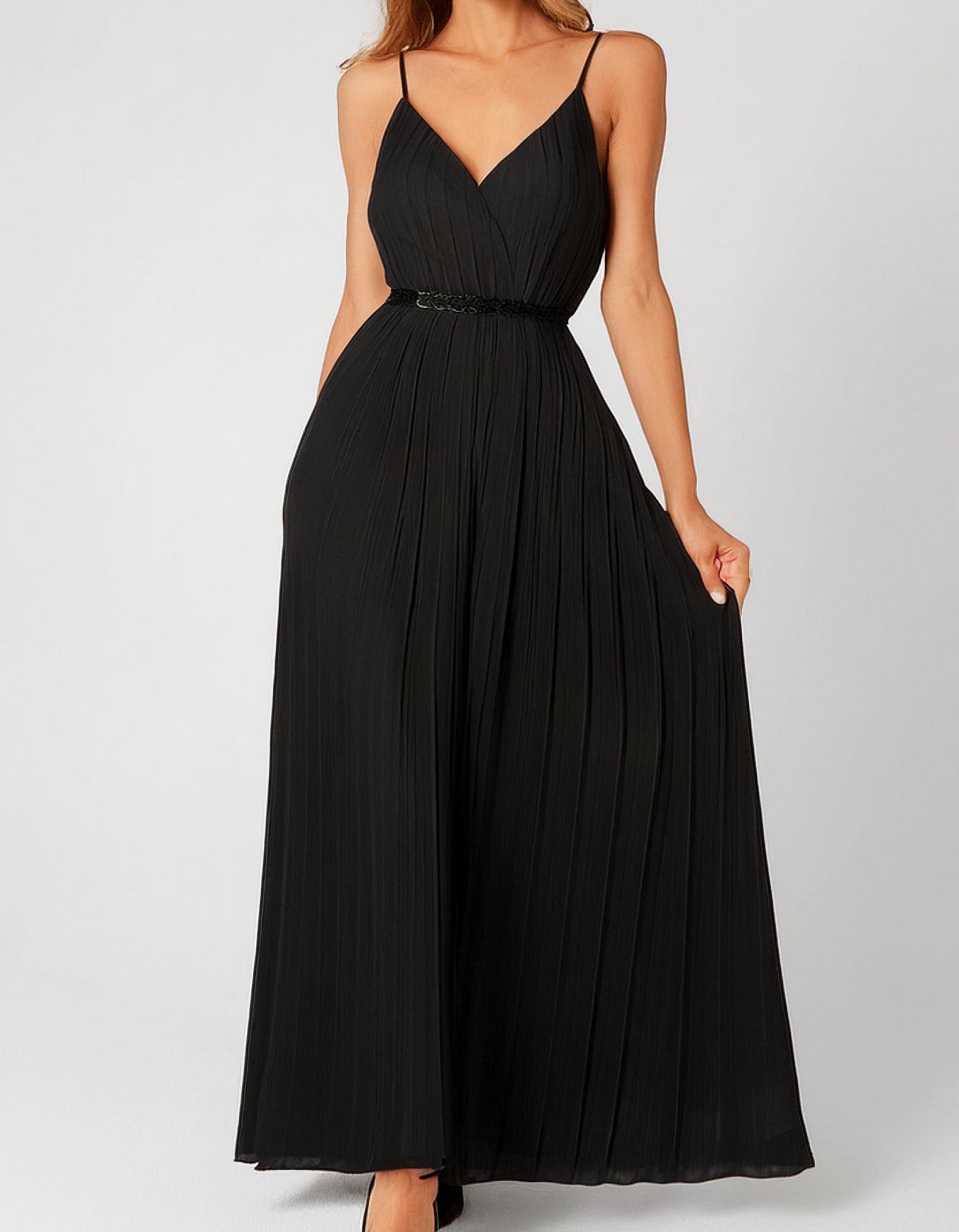 Midnight Elegance Maxi Dress 2