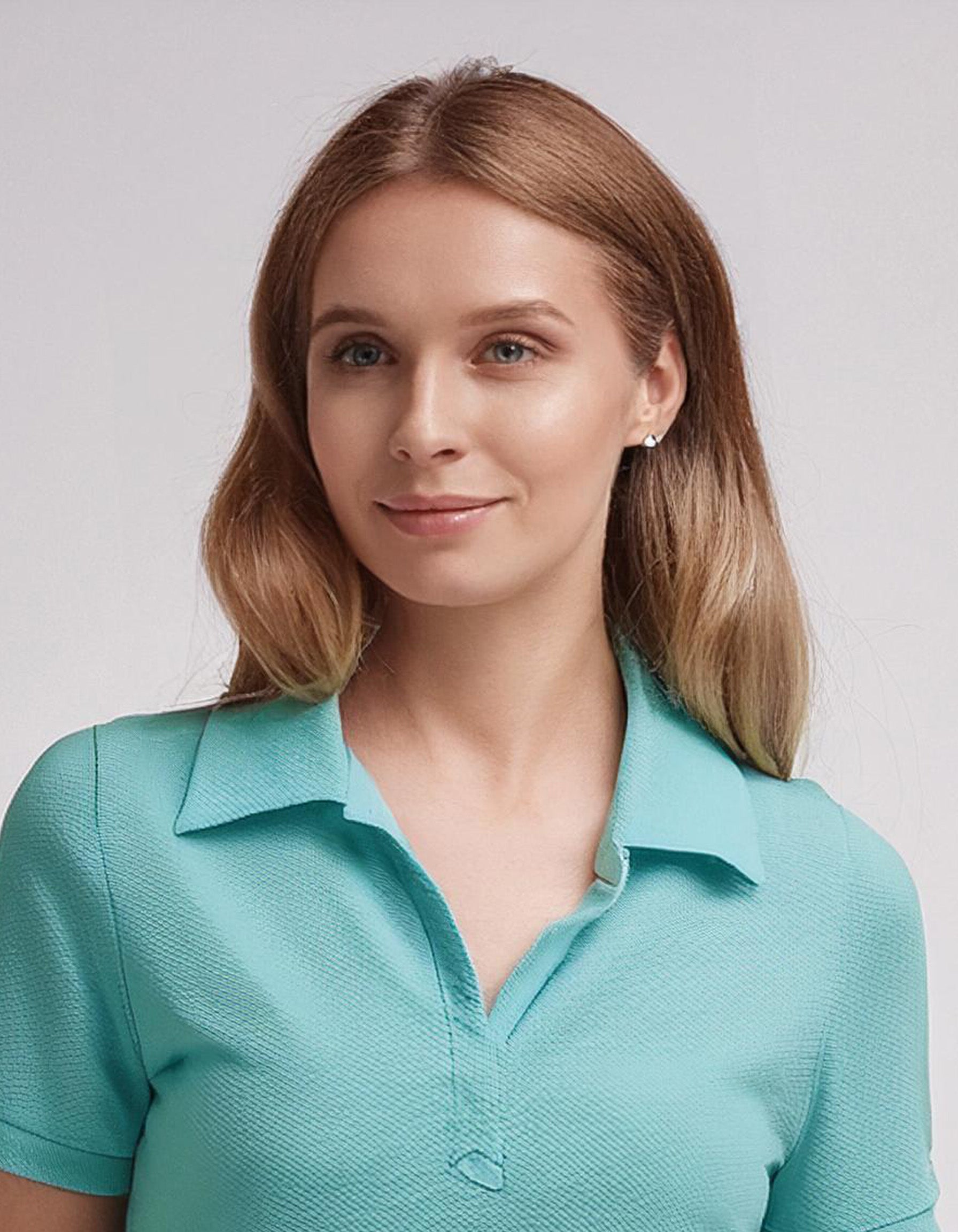 Mint Green Casual Polo Shirt 4