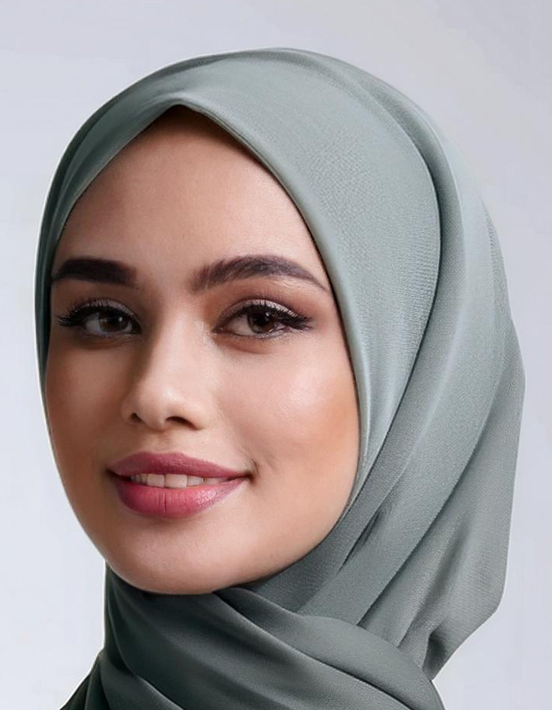 Mint Green Matte Hijab 3