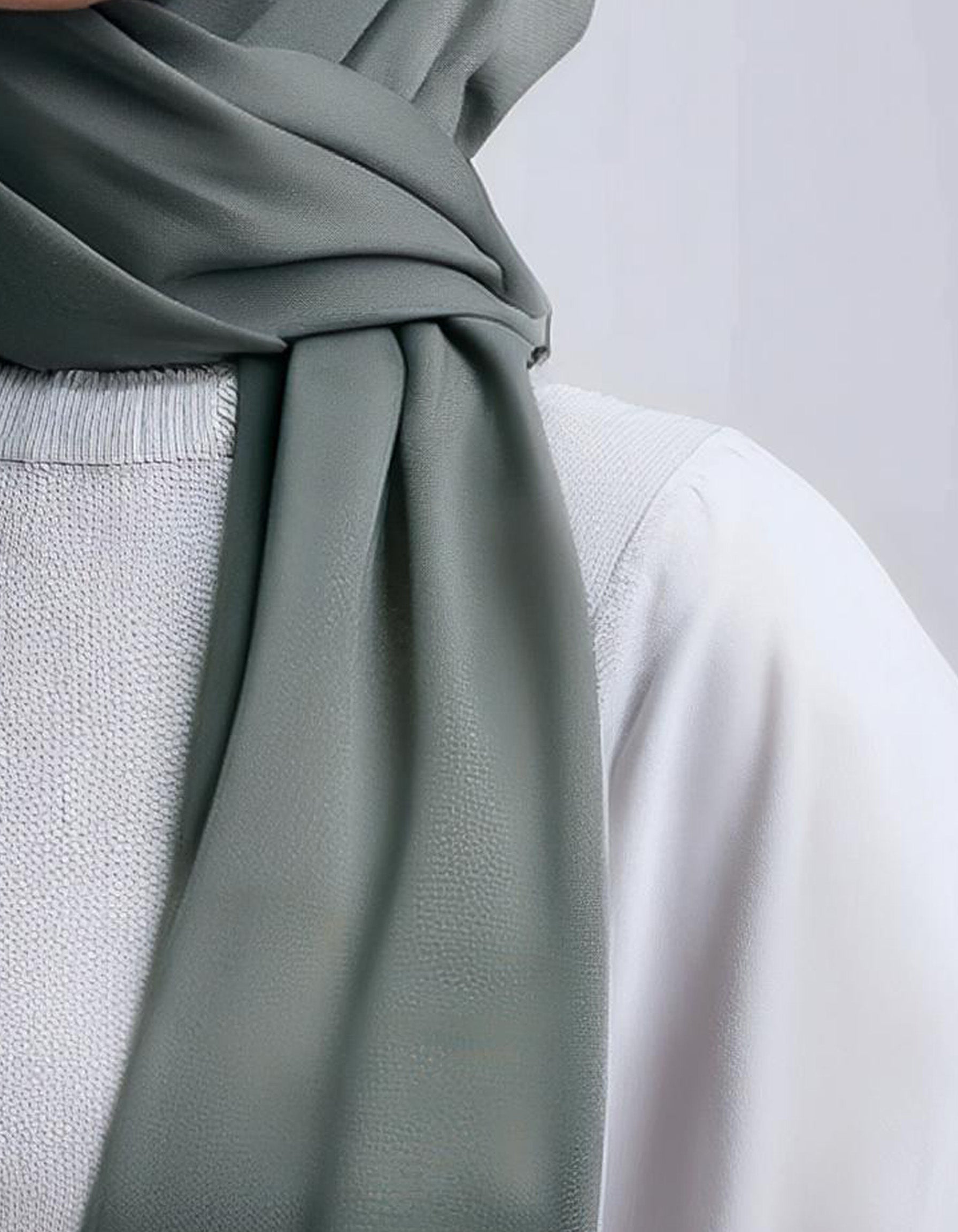 Mint Green Matte Hijab 4