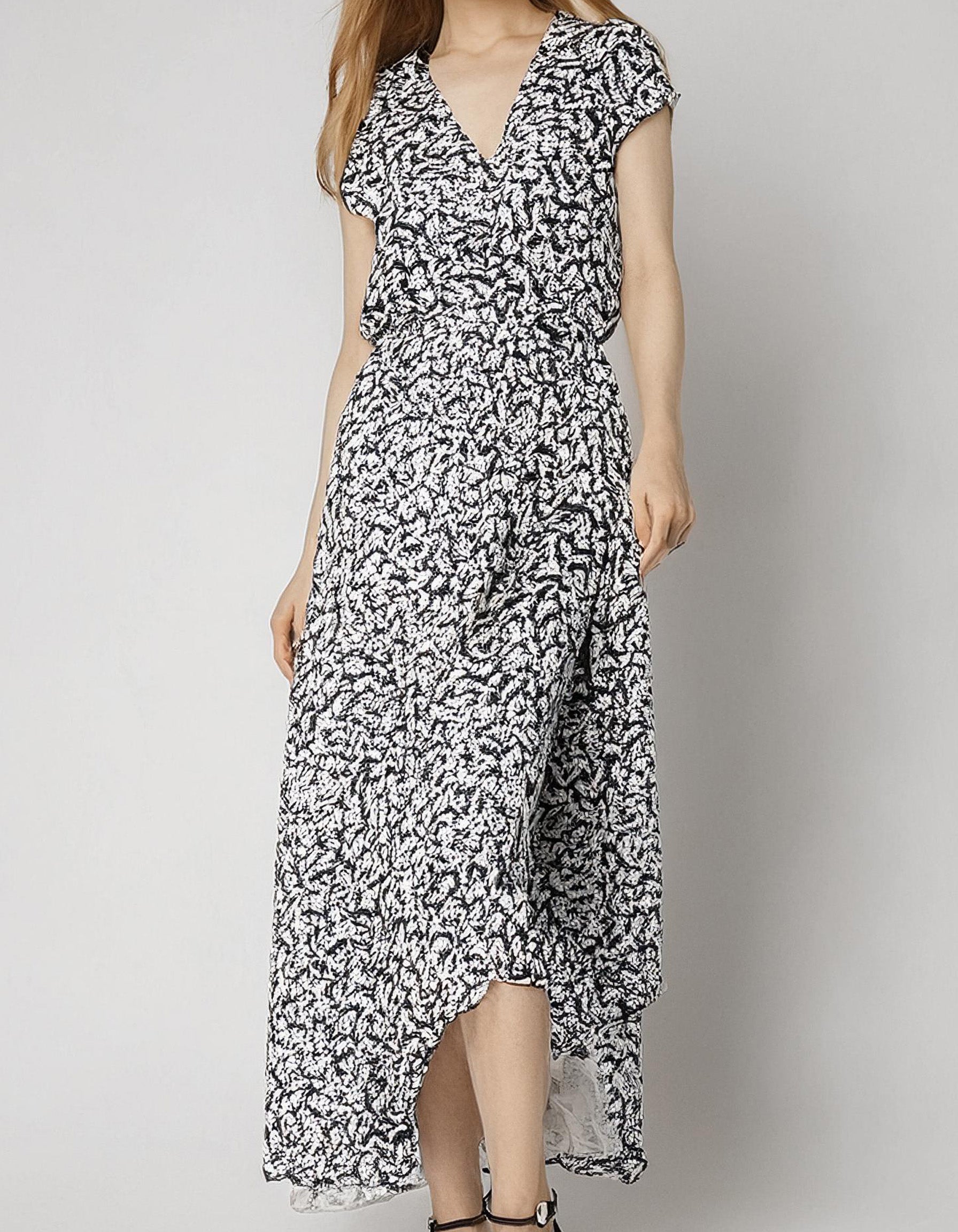 Monochrome Muse Maxi Dress 2