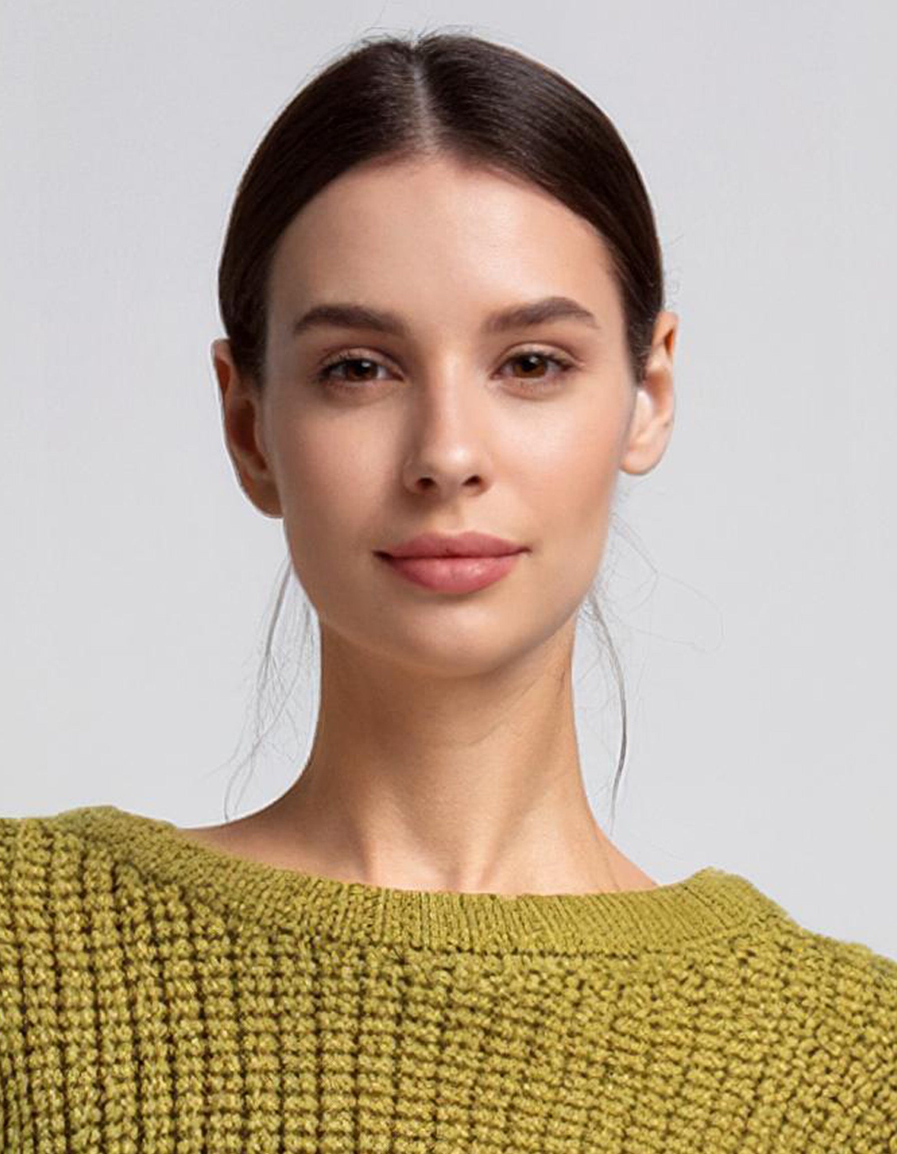 Mustard Yellow Cable Knit Pullover 4