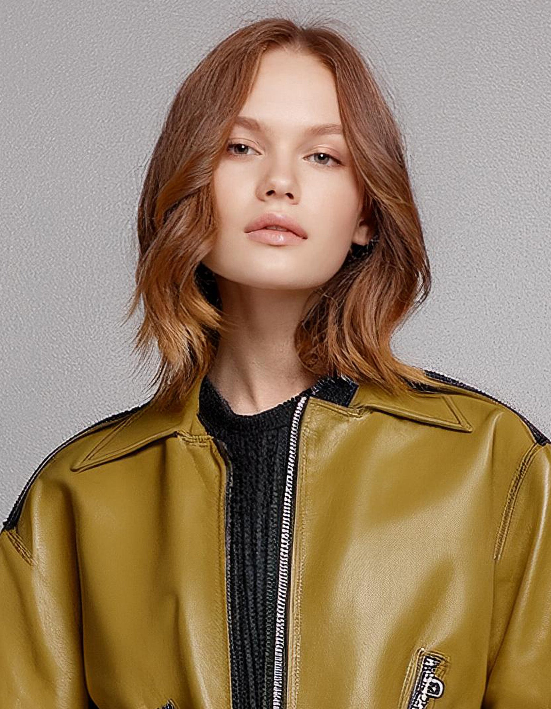 Mustard Yellow Leather Jacket 4