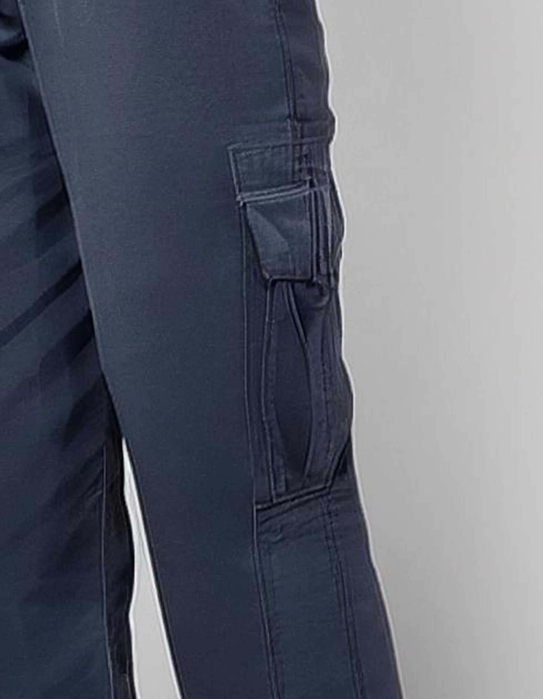 Navy Blue Cargo Pants 4