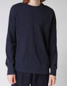 Navy Blue Crewneck Sweater