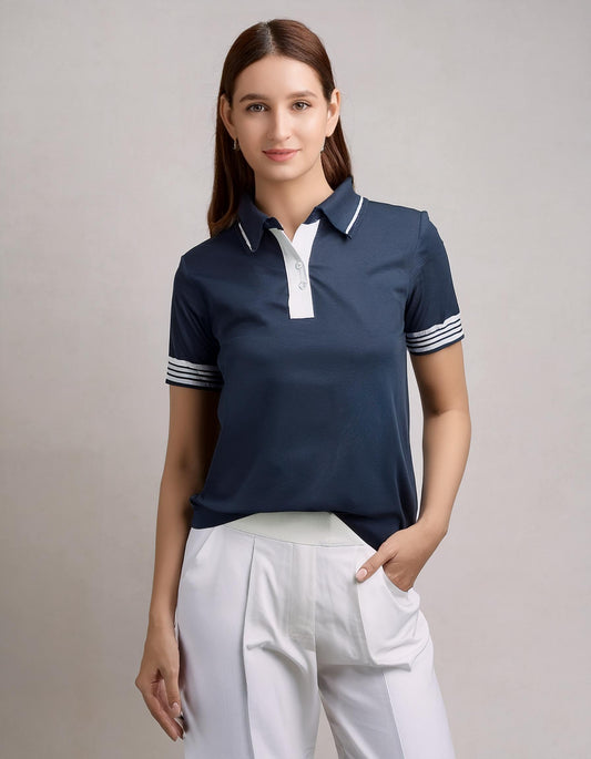 Navy Blue Essential Polo Shirt