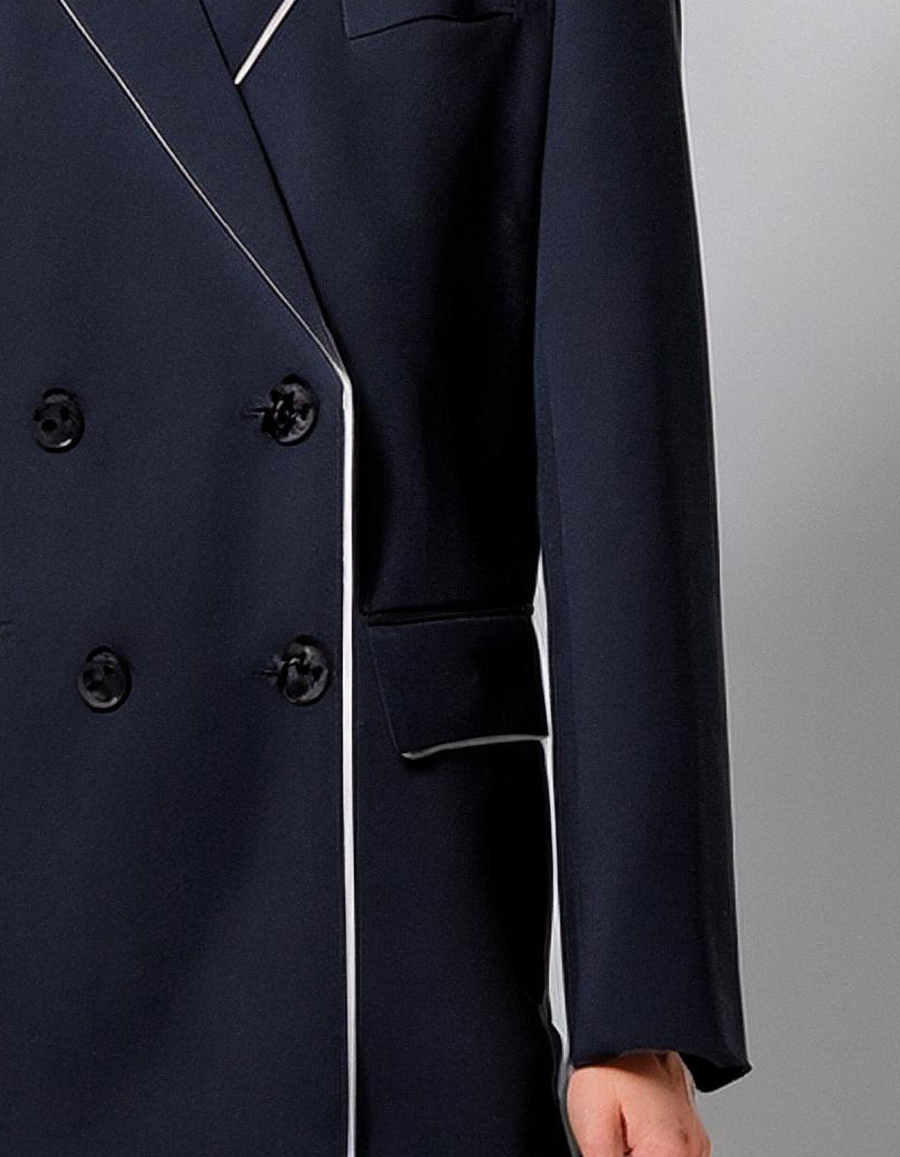 Navy Double-Breasted Blazer 3