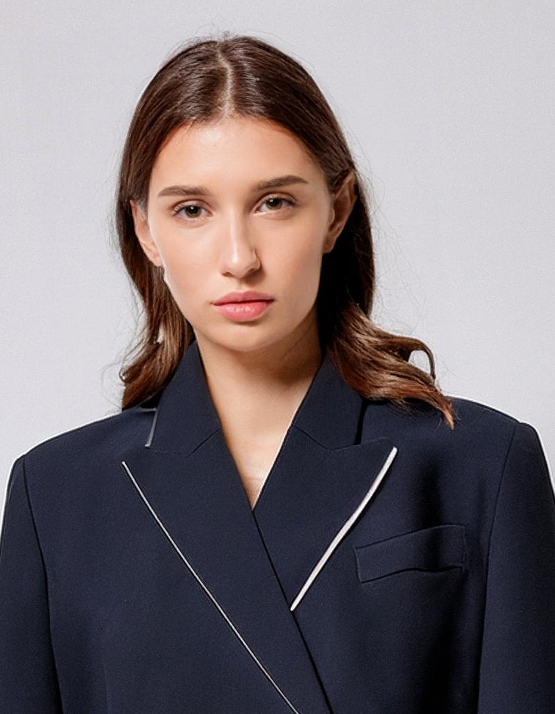 Navy Double-Breasted Blazer 4