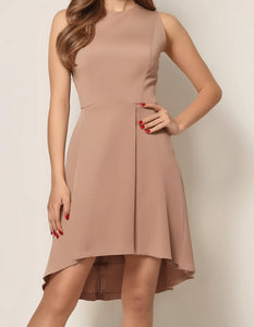 Nude Flow Cocktail Dress