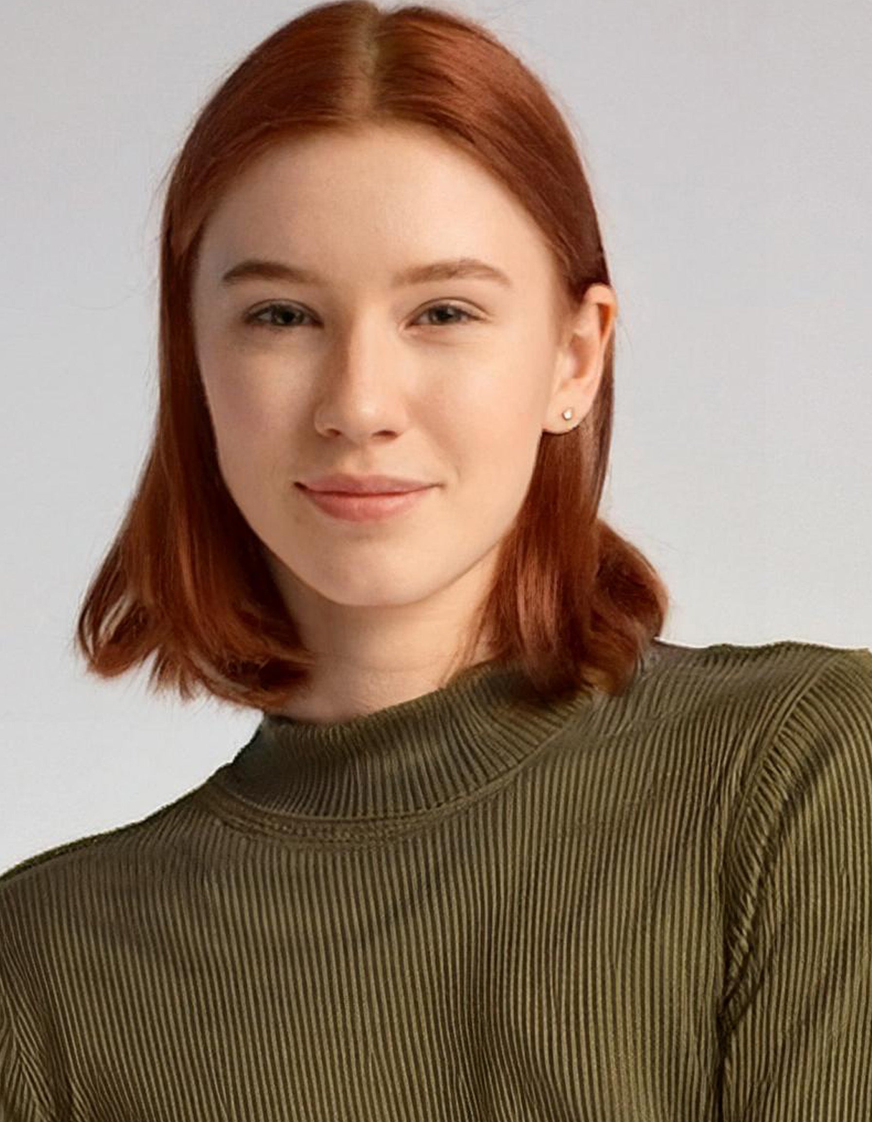 Olive Green Crewneck Sweater 4