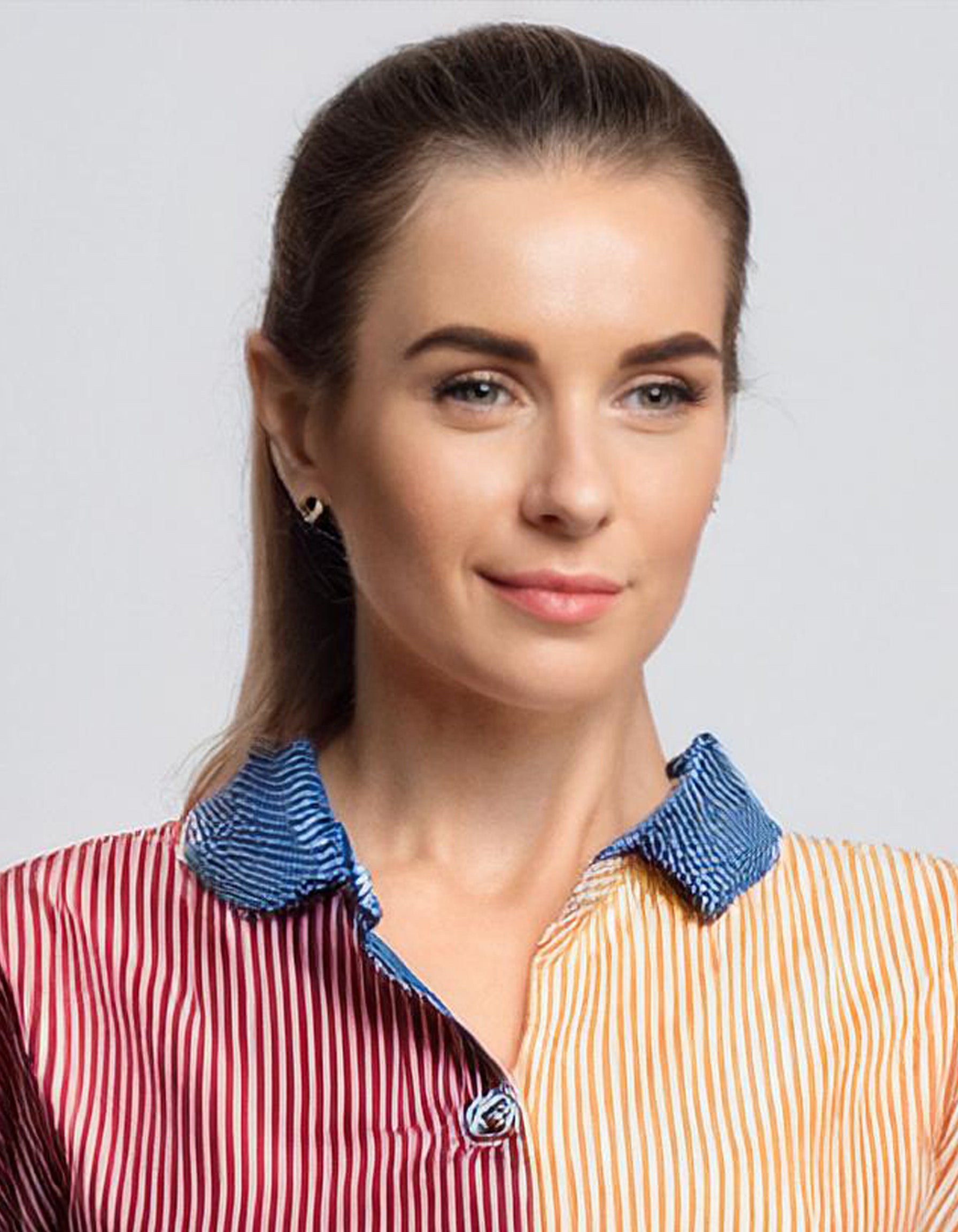 Ombre Denim Shirt Dress 4