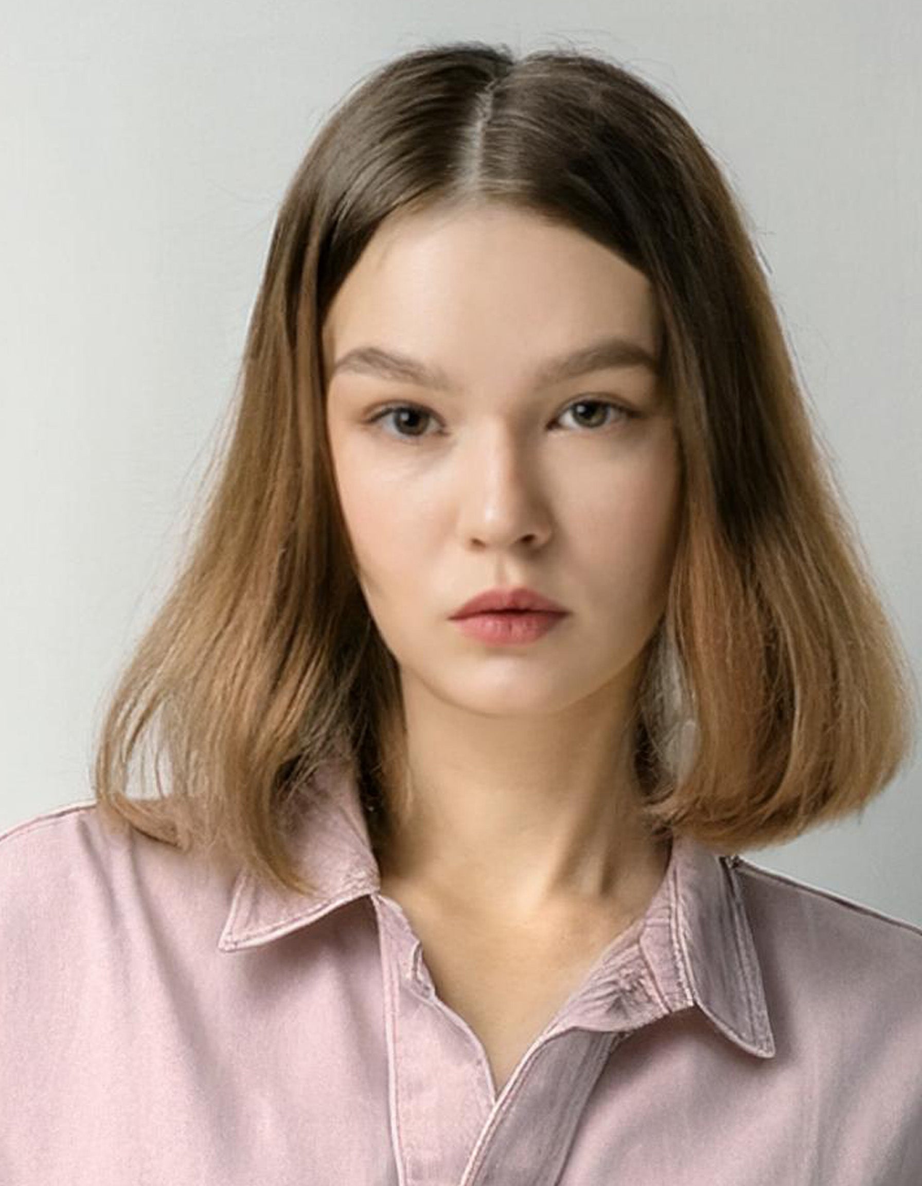 Pale Pink Denim Shirt 4