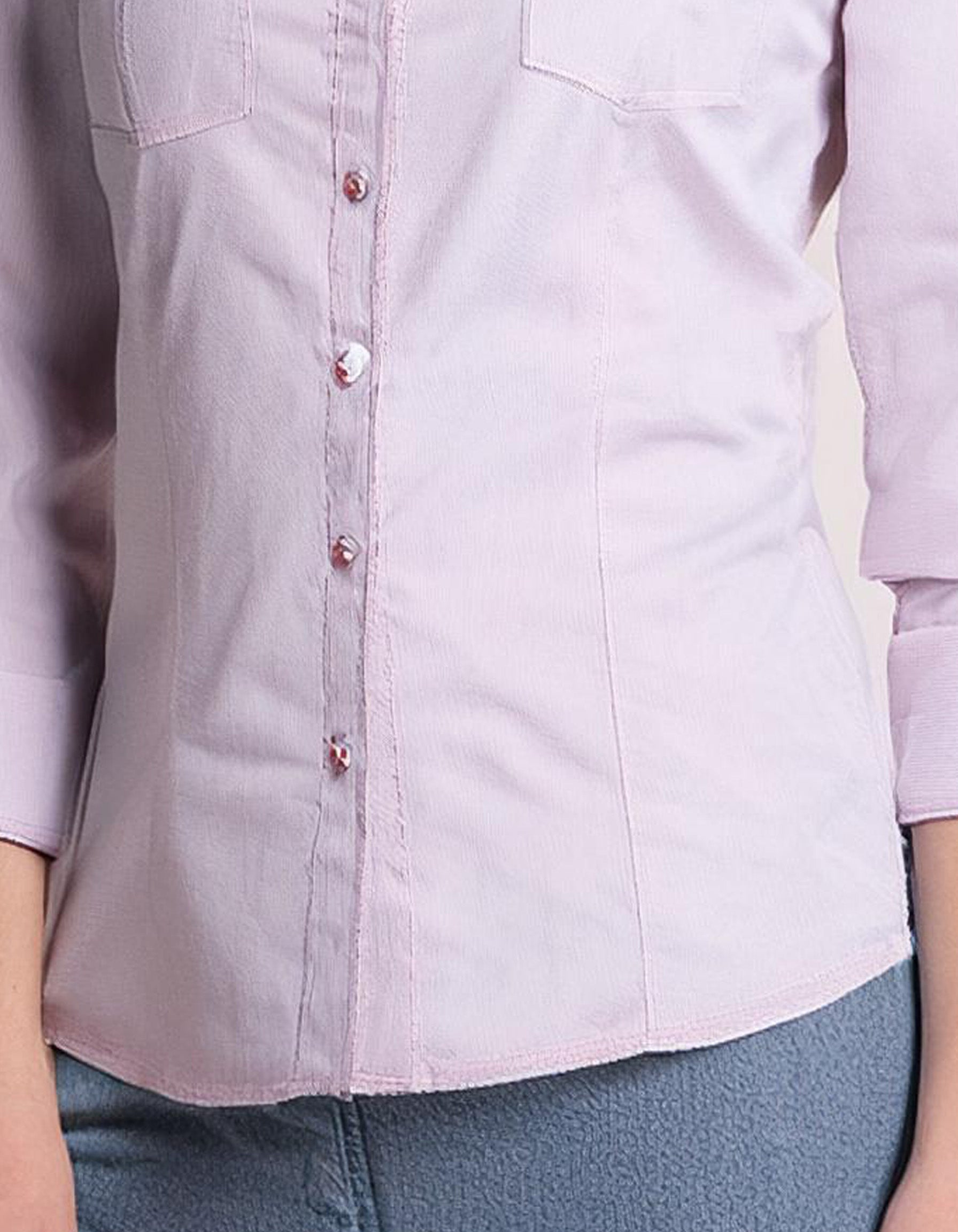 Pale Pink Relaxed Fit Dress Shirt 3