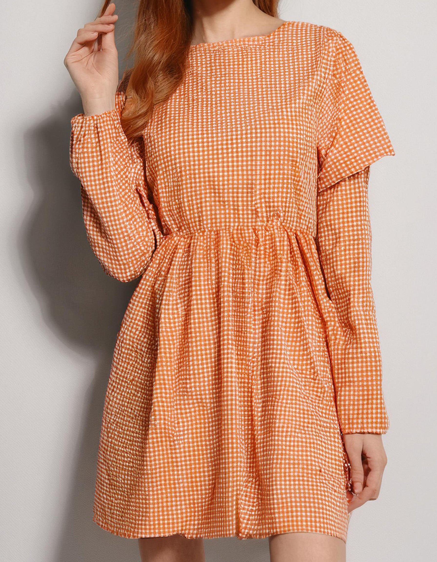 Peach Blossom Mini Dress 2