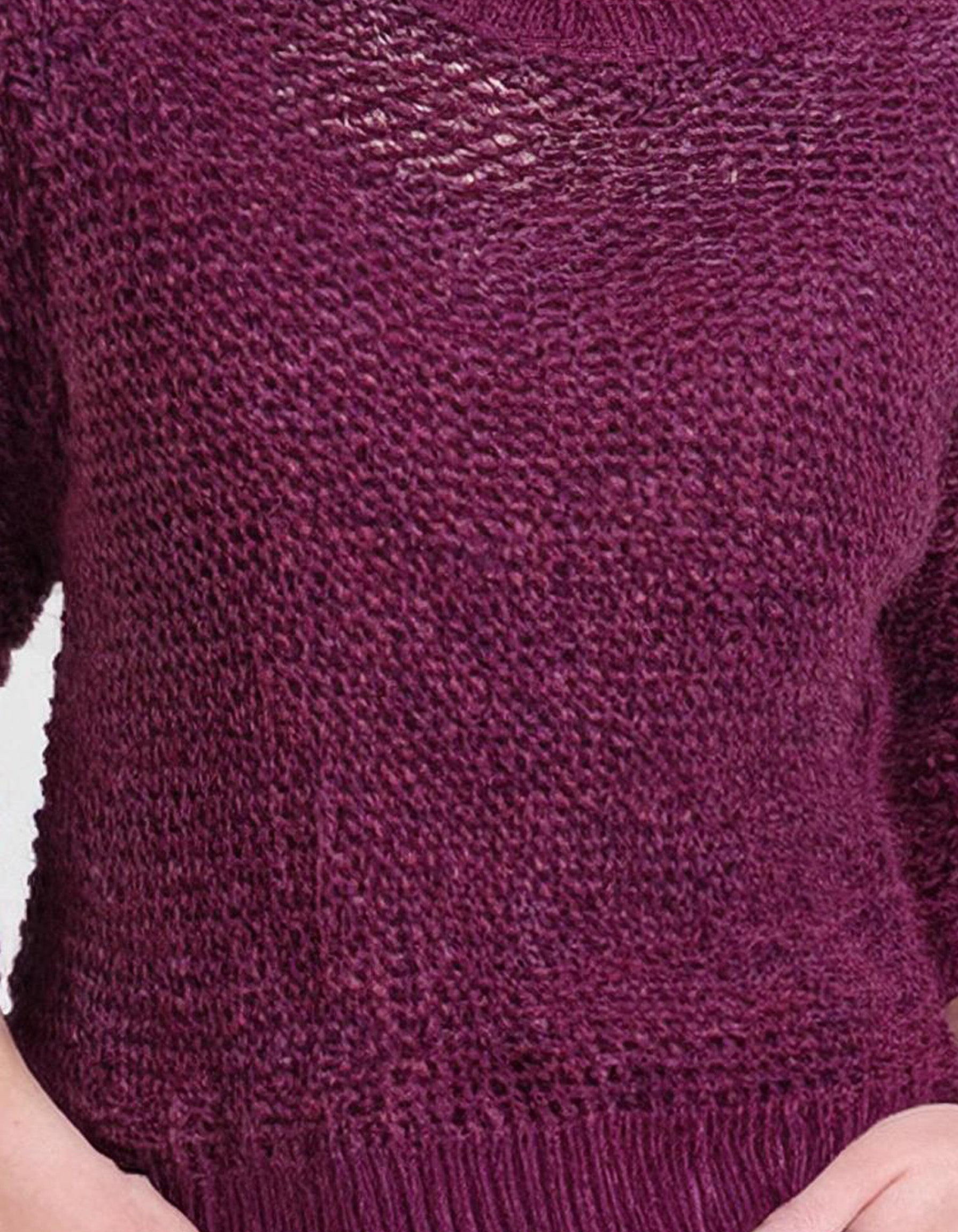 Plum Crewneck Sweater 3