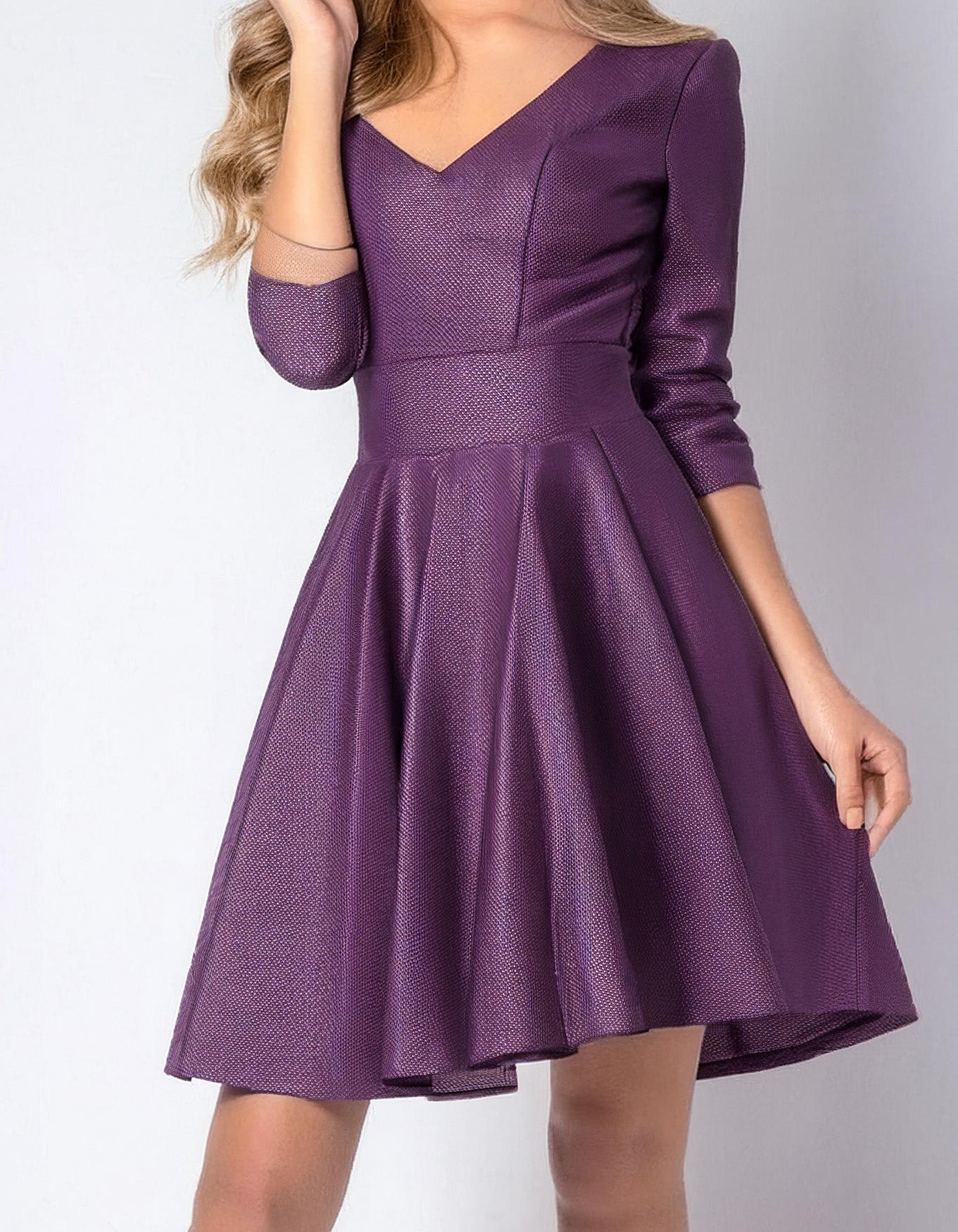 Plum Dreams Cocktail Dress 2