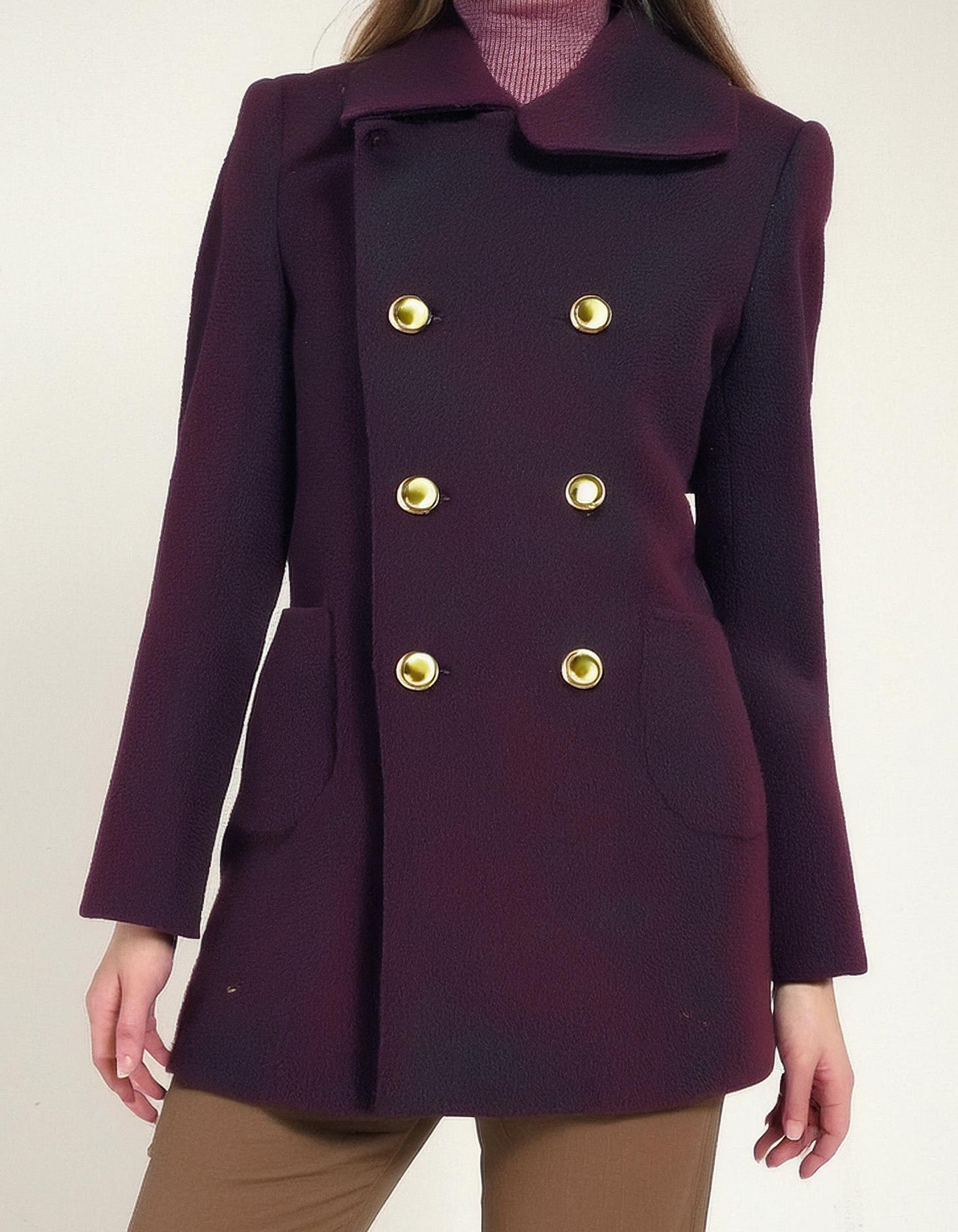 Plum Perfection Peacoat 2