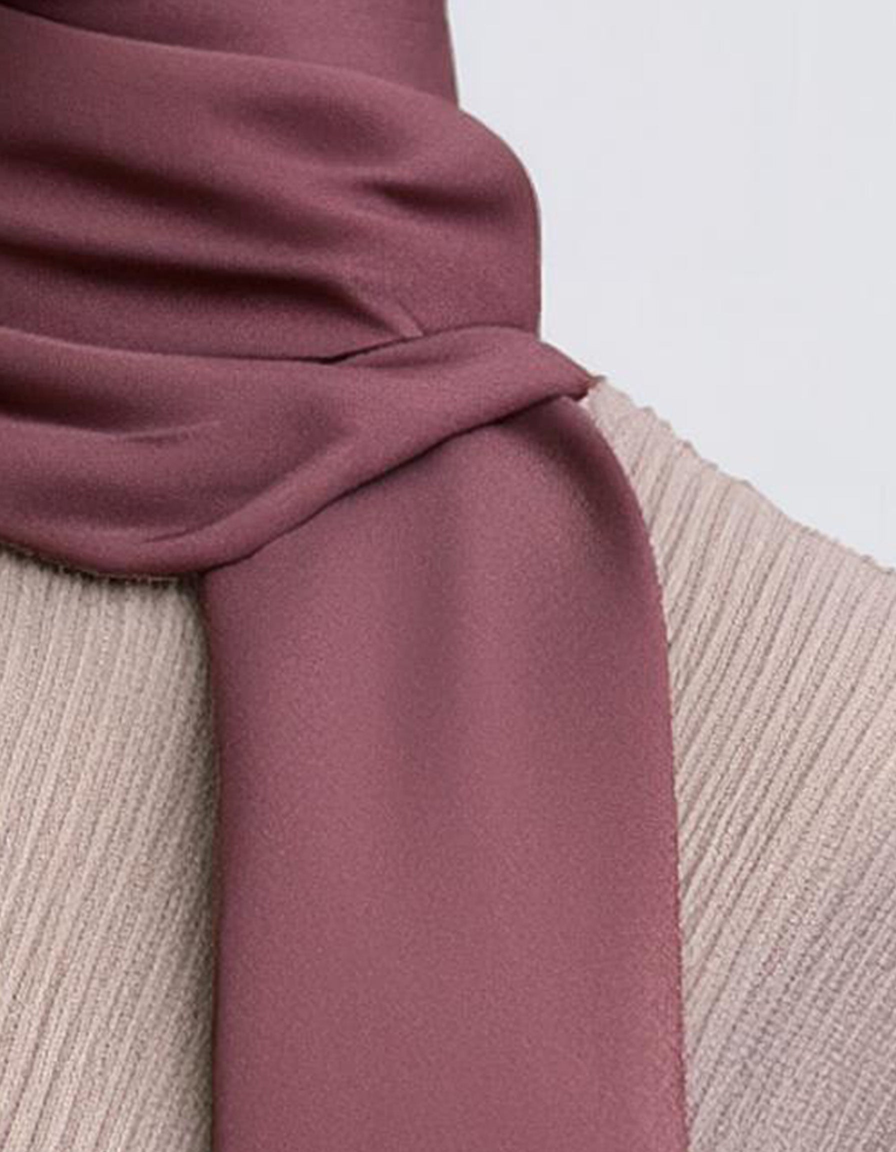 Plum Purple Viscose Hijab 3