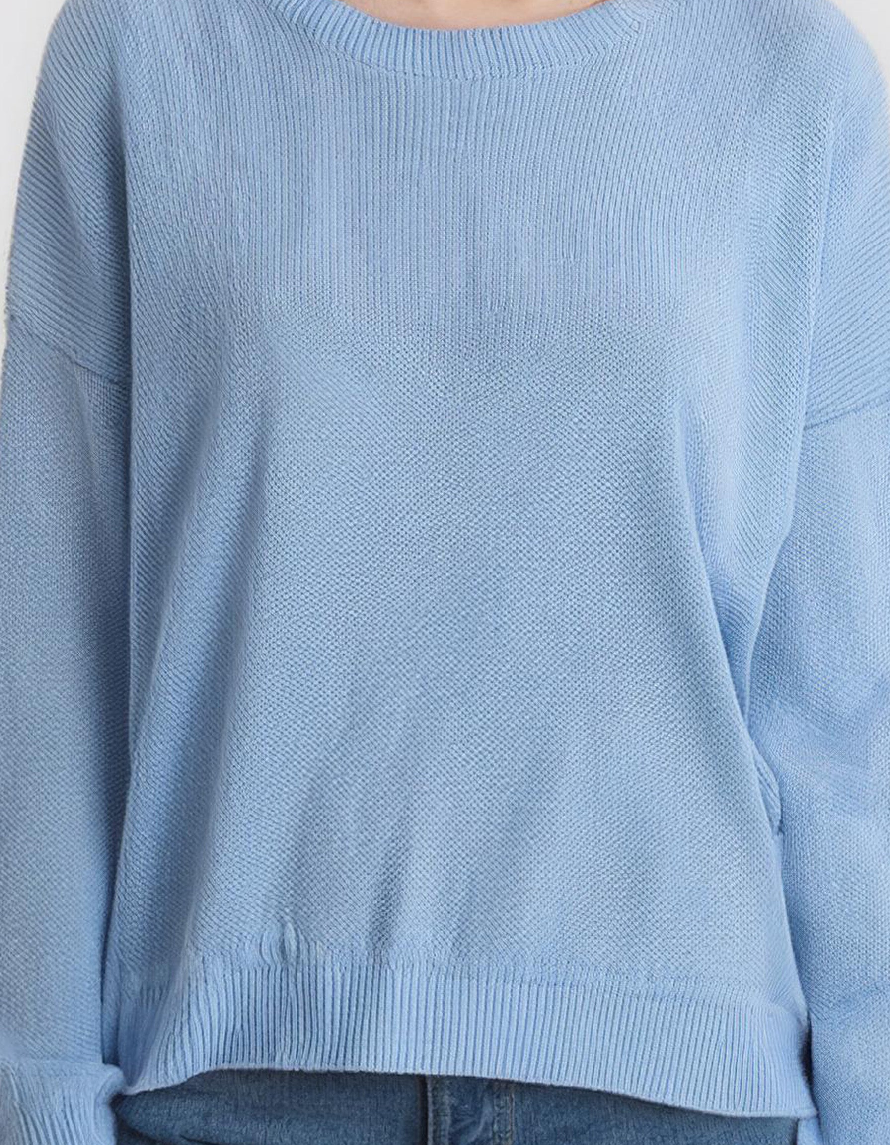 Powder Blue Crewneck Sweater 3