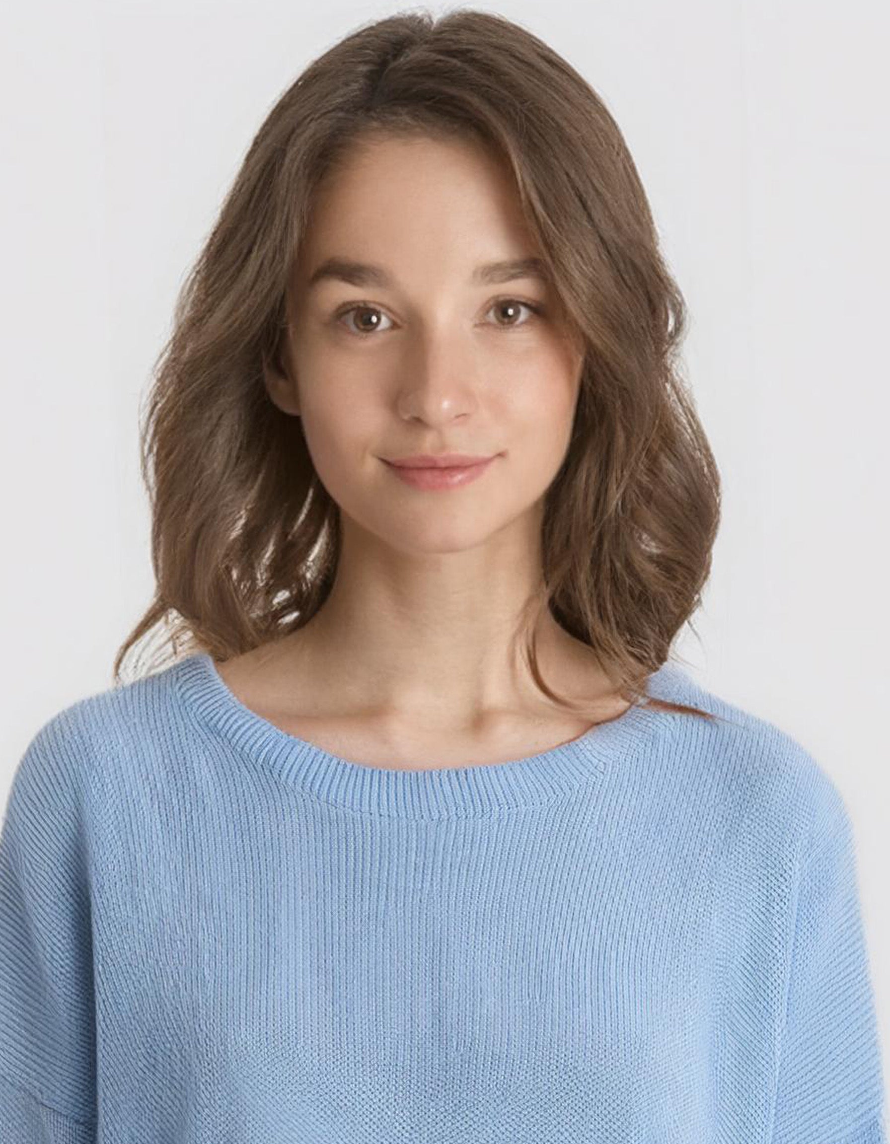 Powder Blue Crewneck Sweater 4