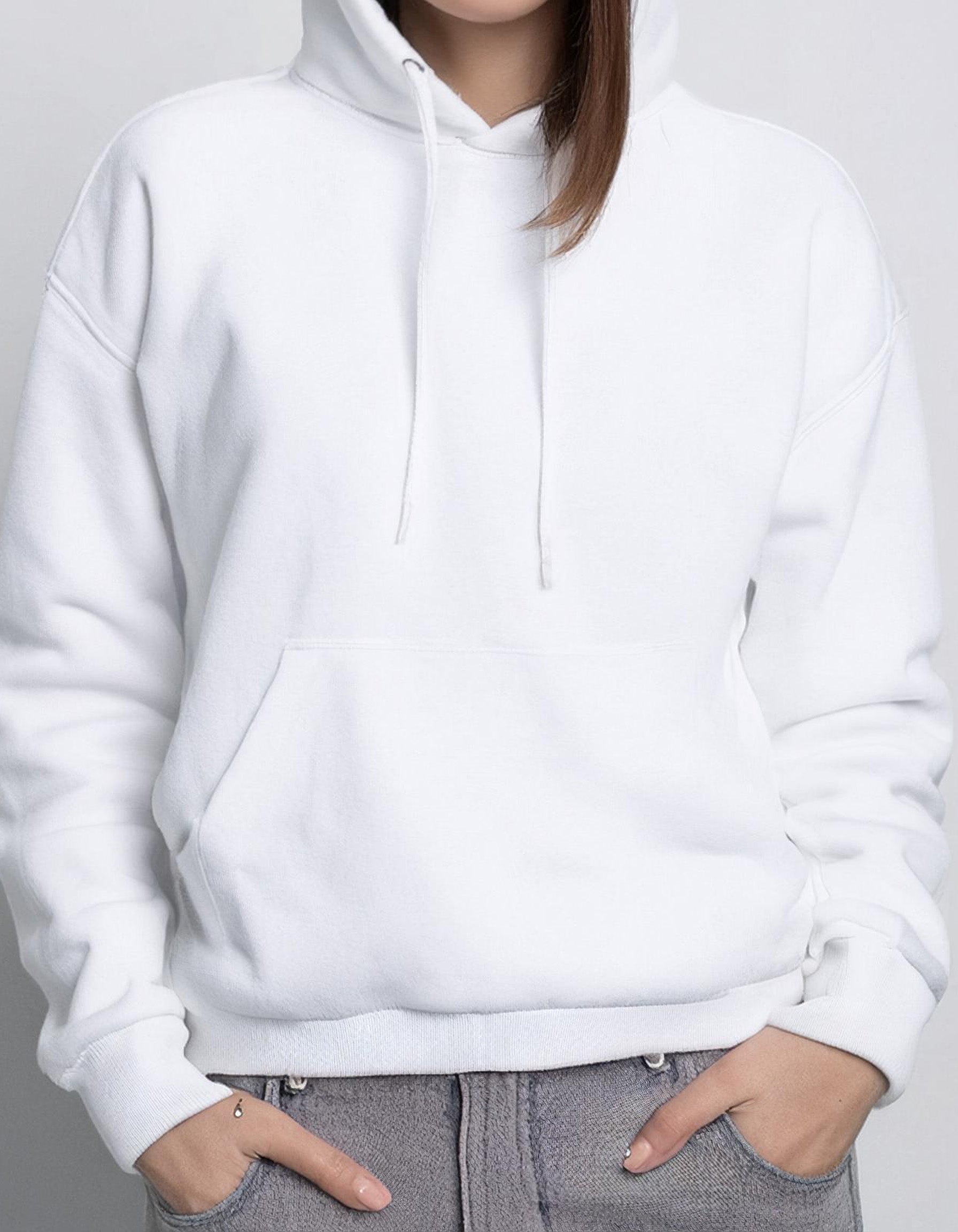 Pure Ivory White Hoodie 2