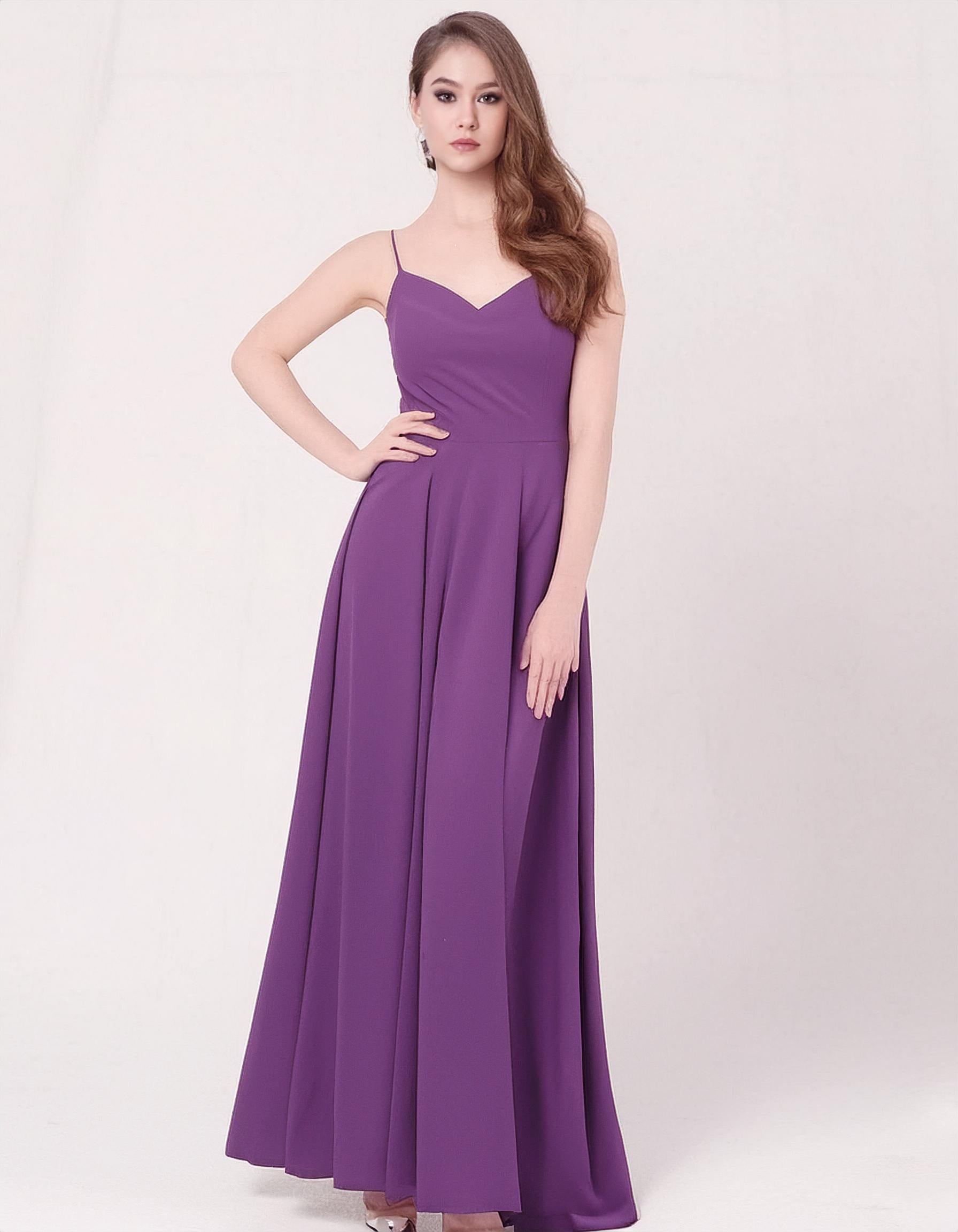 Purple Dusk Evening Gown