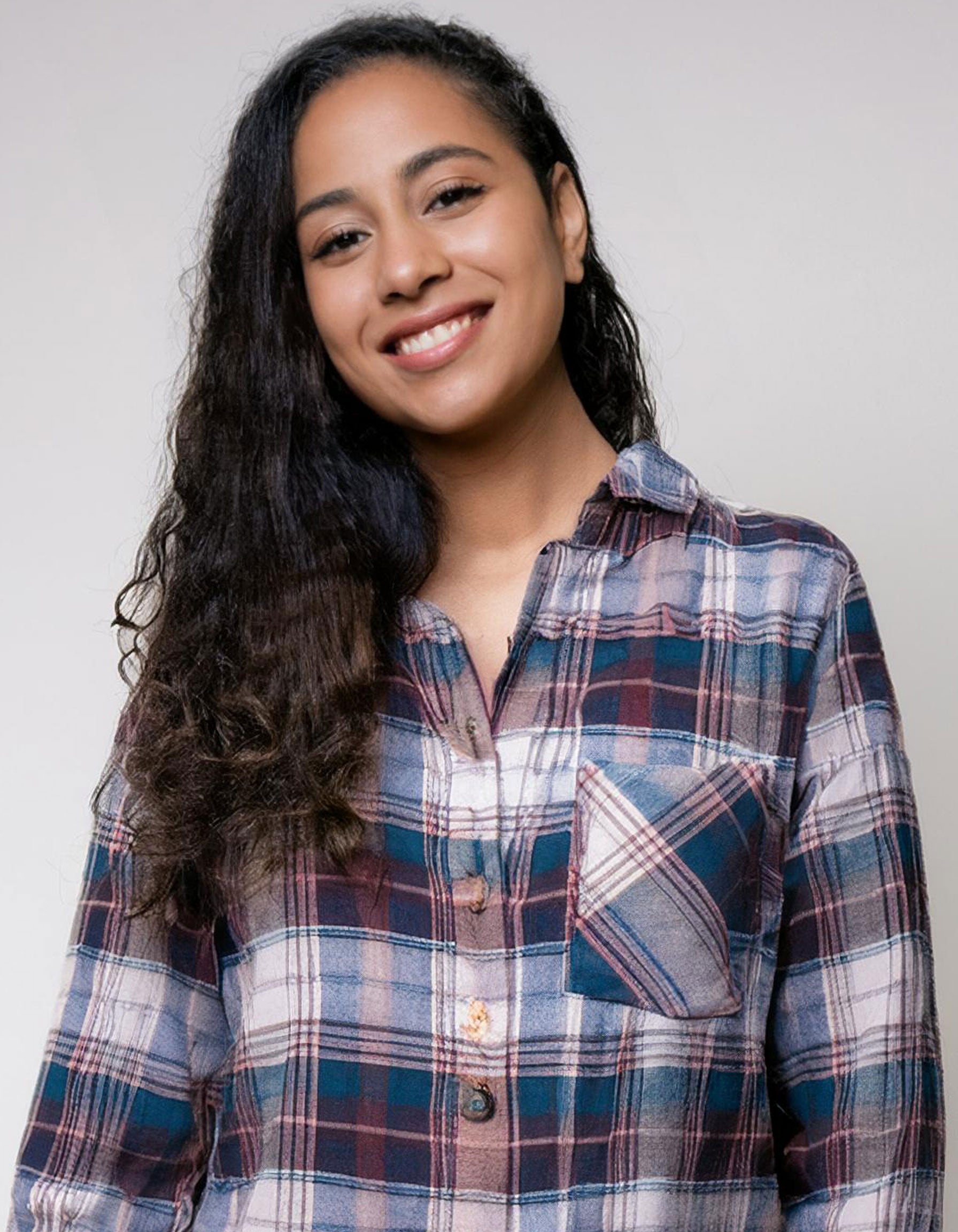 Purple Twilight Plaid Flannel Shirt 3