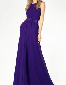 Royal Amethyst Evening Gown