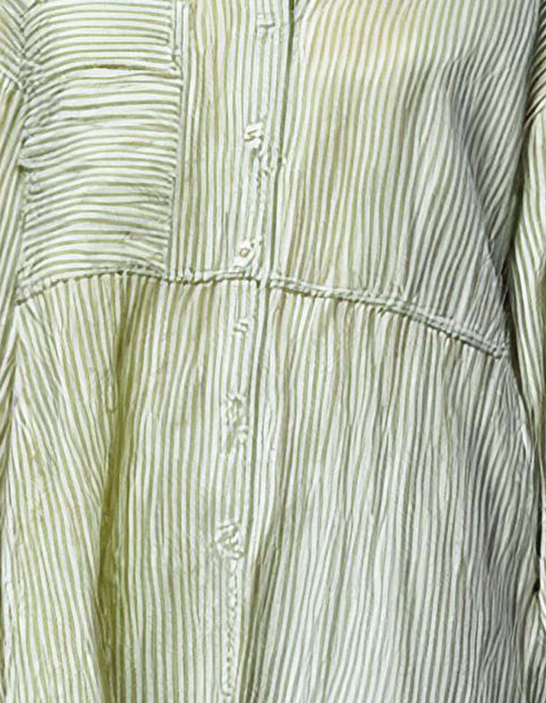 Sage Green Midi Shirt Dress 3