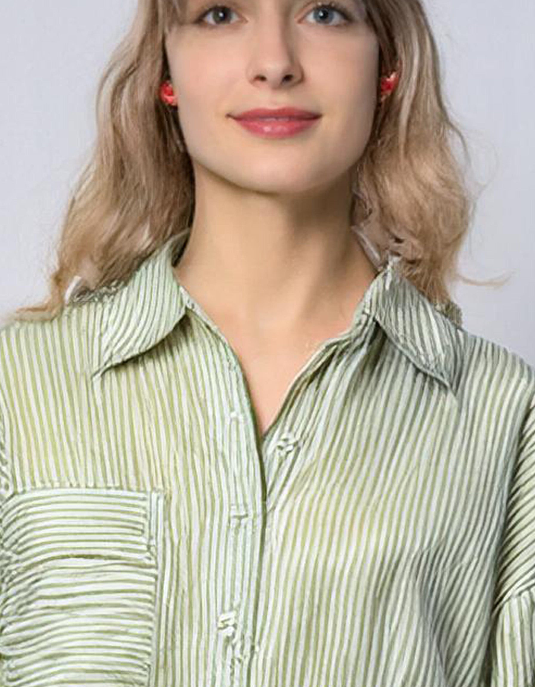 Sage Green Midi Shirt Dress 4